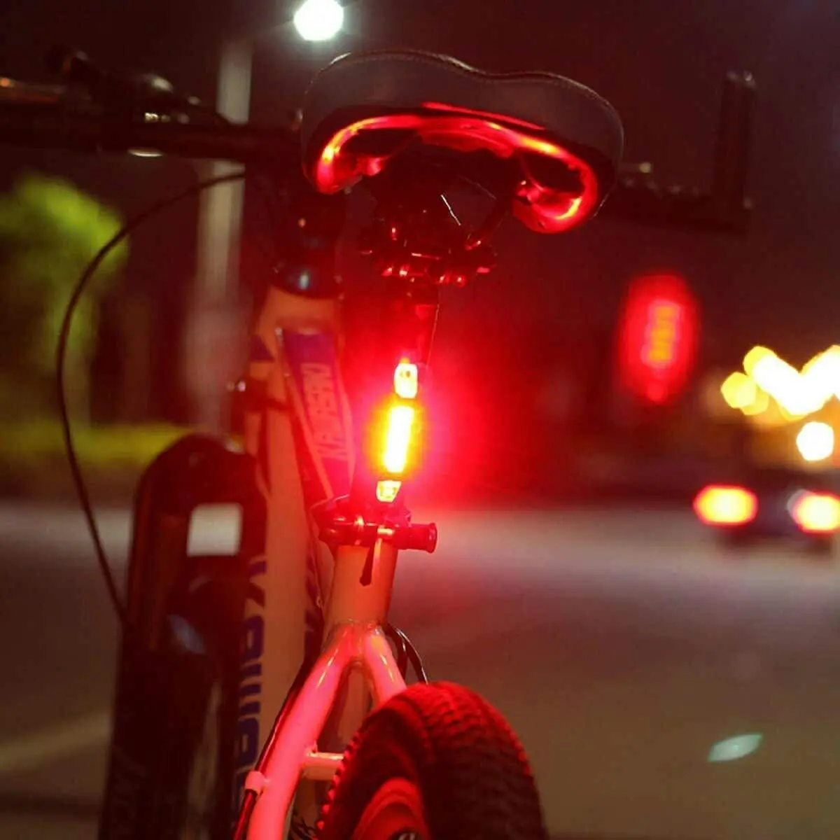 USB Rechargeable LED Bike Tail Light Cycling Safety Accessory Bicycle Lamp