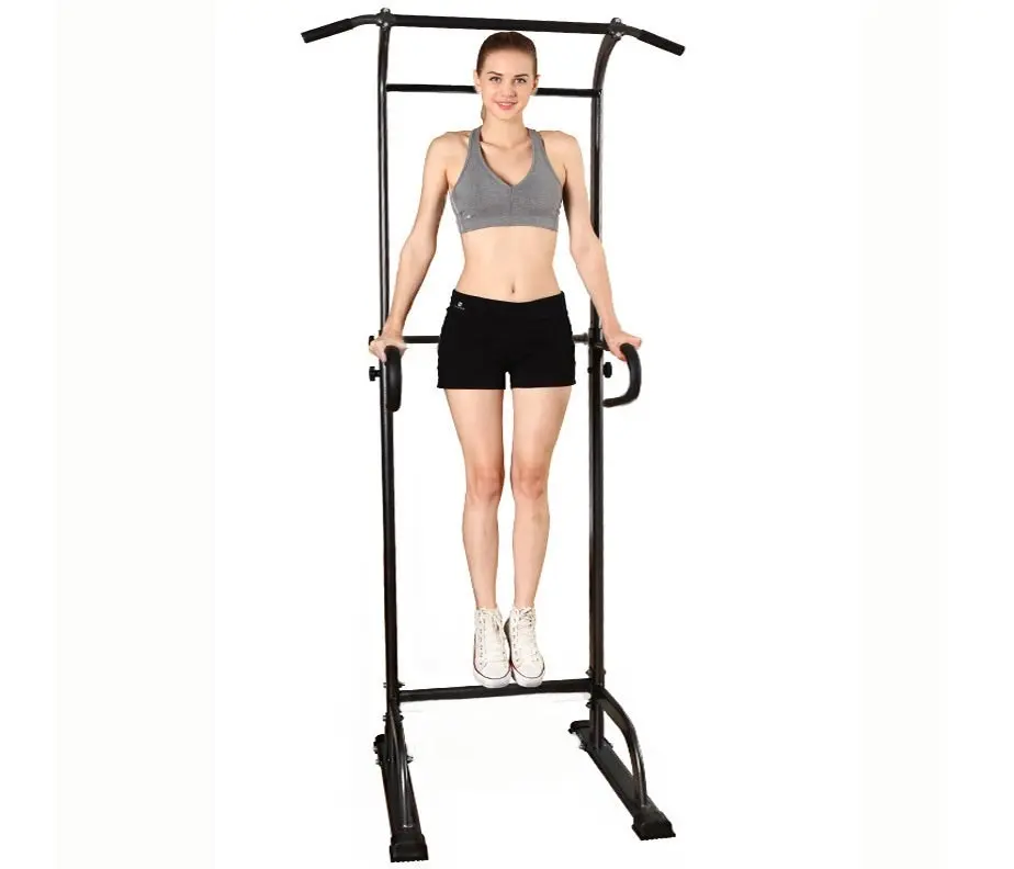 Adjustable Power Tower Dip Bar Pull Up Stand Fitness Station