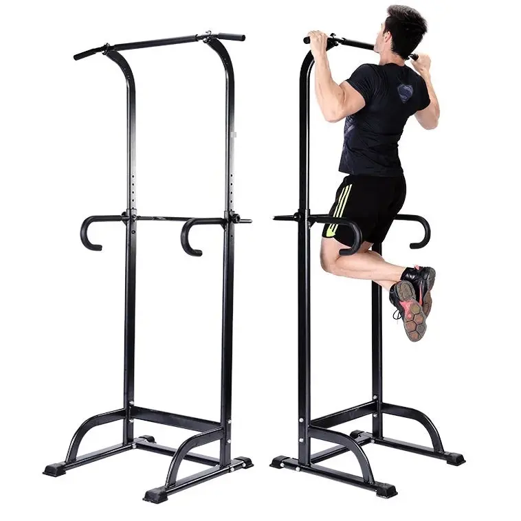 Adjustable Power Tower Dip Bar Pull Up Stand Fitness Station