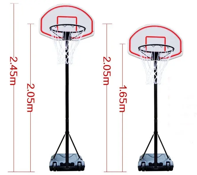 Heavy Duty Steel Portable Basketball Hoop System (Height Adjustable 2 - 2.5m)