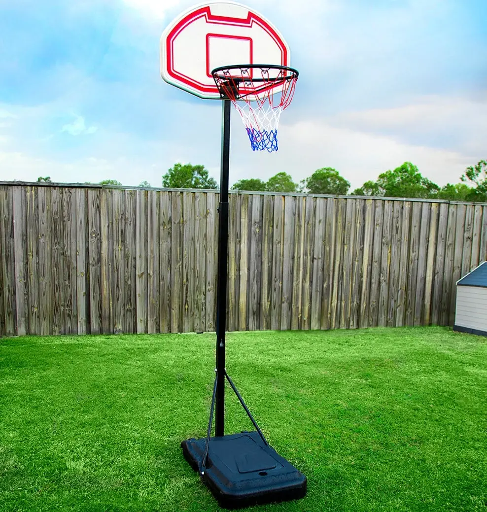 Heavy Duty Steel Portable Basketball Hoop System (Height Adjustable 2 - 2.5m)