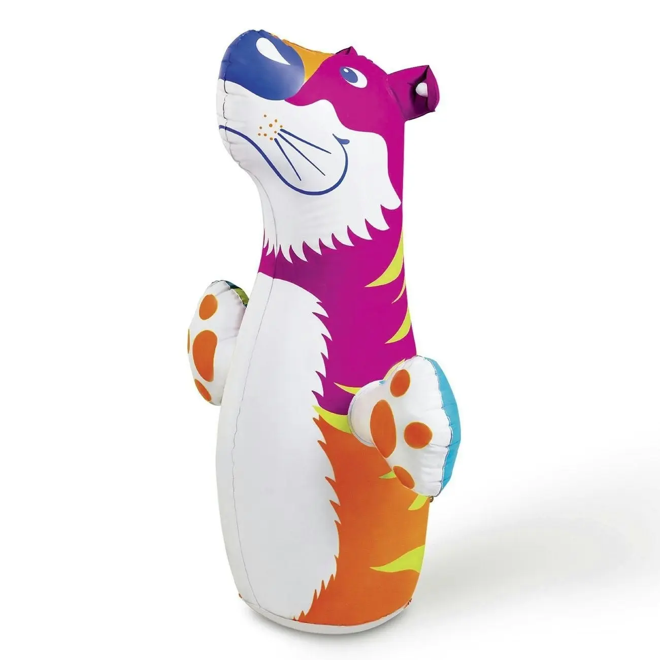 Intex Inflatable Animal Toy 3D Bop Bag (Purple Tiger)