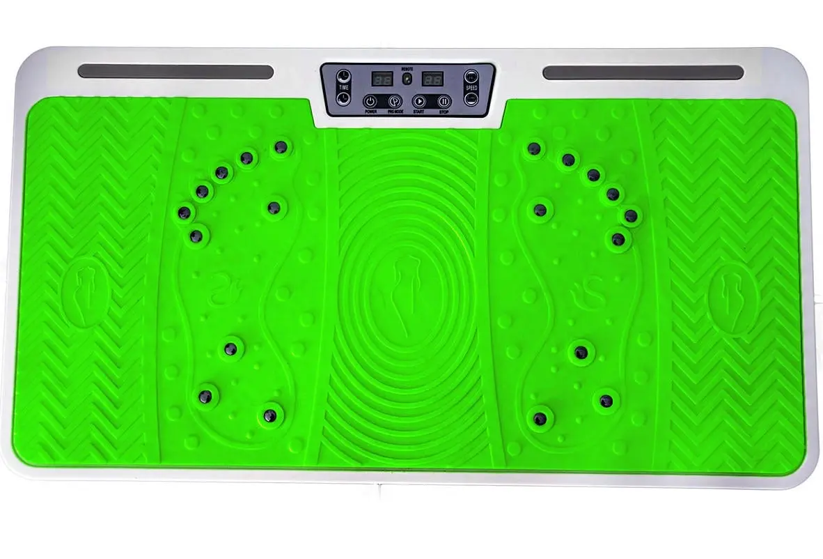 Vibration Fitness Machine Body Shaper Platform Green