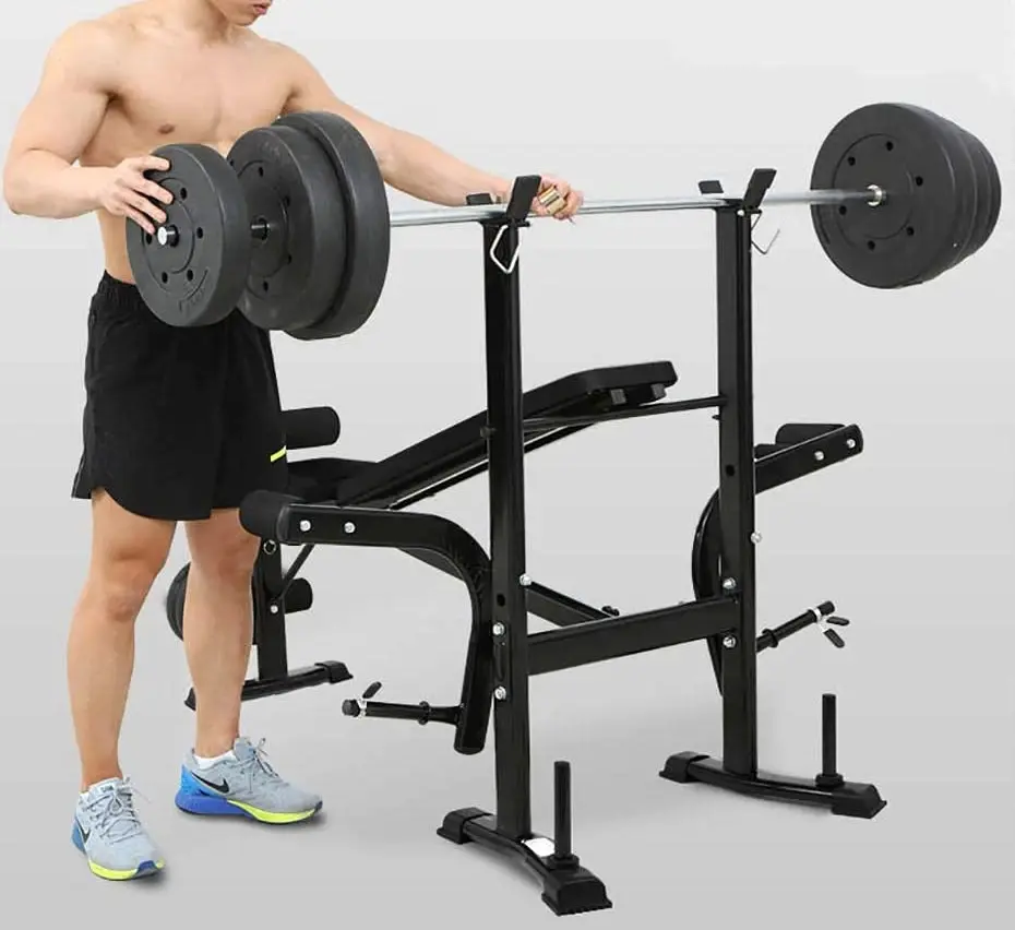 Multi-function All-in-One Adjustable Weight Bench Press Home Gym