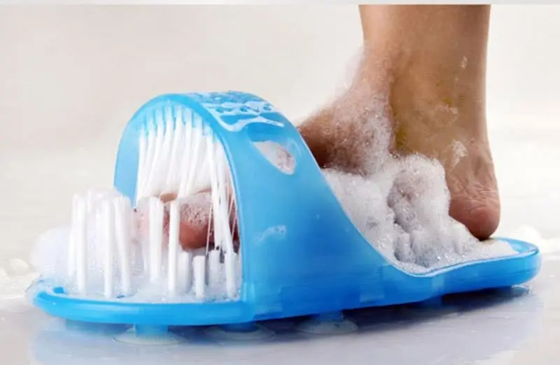 Magic Easy Exfoliating Foot Massage Slipper Cleaner Scrubber Exfoliates Feet in Shower Spa