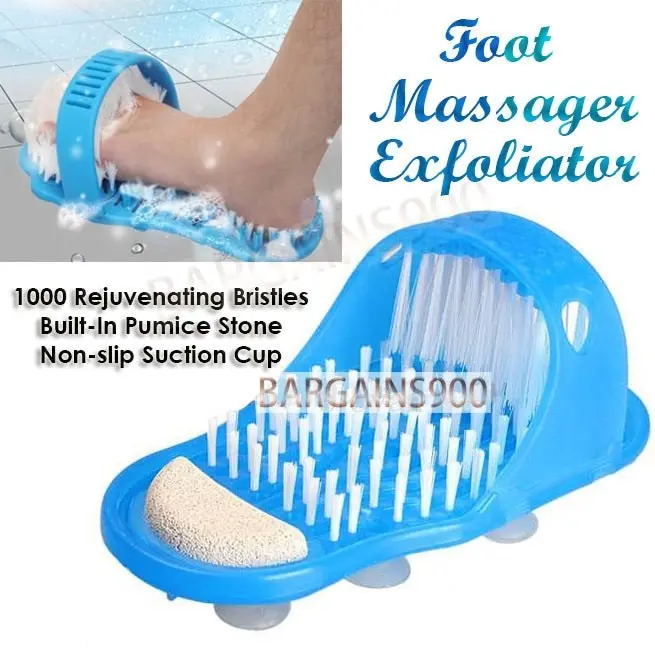 Magic Easy Exfoliating Foot Massage Slipper Cleaner Scrubber Exfoliates Feet in Shower Spa