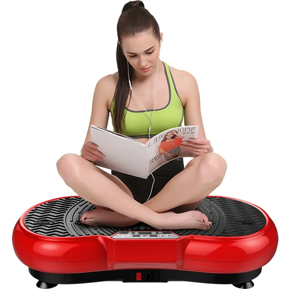 Ultra Slim Whole Body Shaper Vibration Machine (Red)