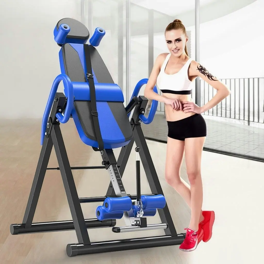 Fitplus Gravity Heavy Duty Inversion Table Machine (Blue)