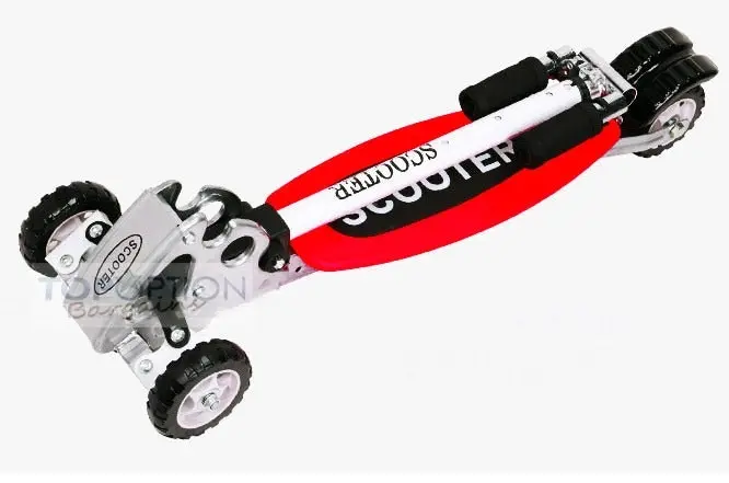 3 Wheels Lean and Steer Kids Tri Scooter (Red)