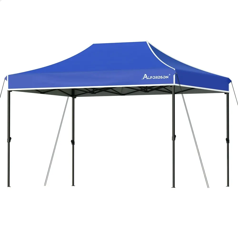 Alfordson Gazebo 3x4.5 Pop Up Tent Wedding Canopy Blue