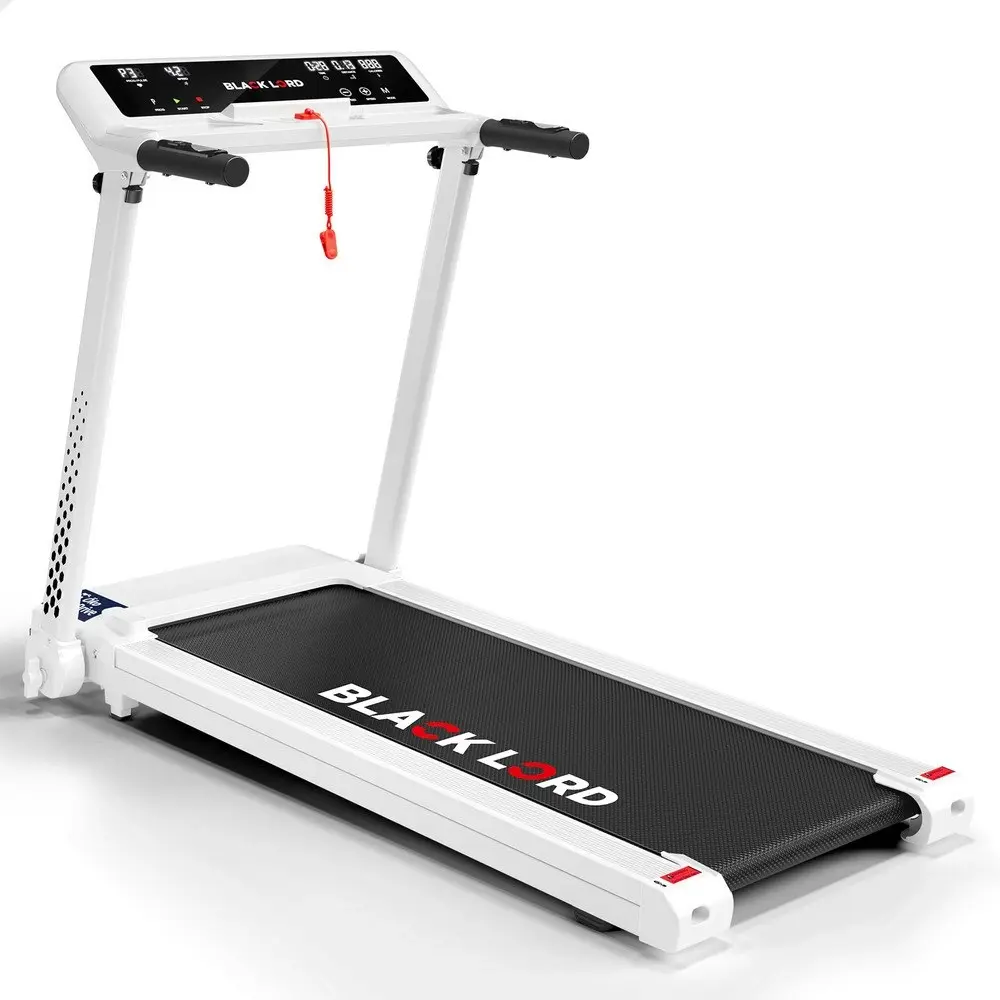 Black Lord Treadmill Electric Exercise Running Machine Foldable Home Gym Fitness White