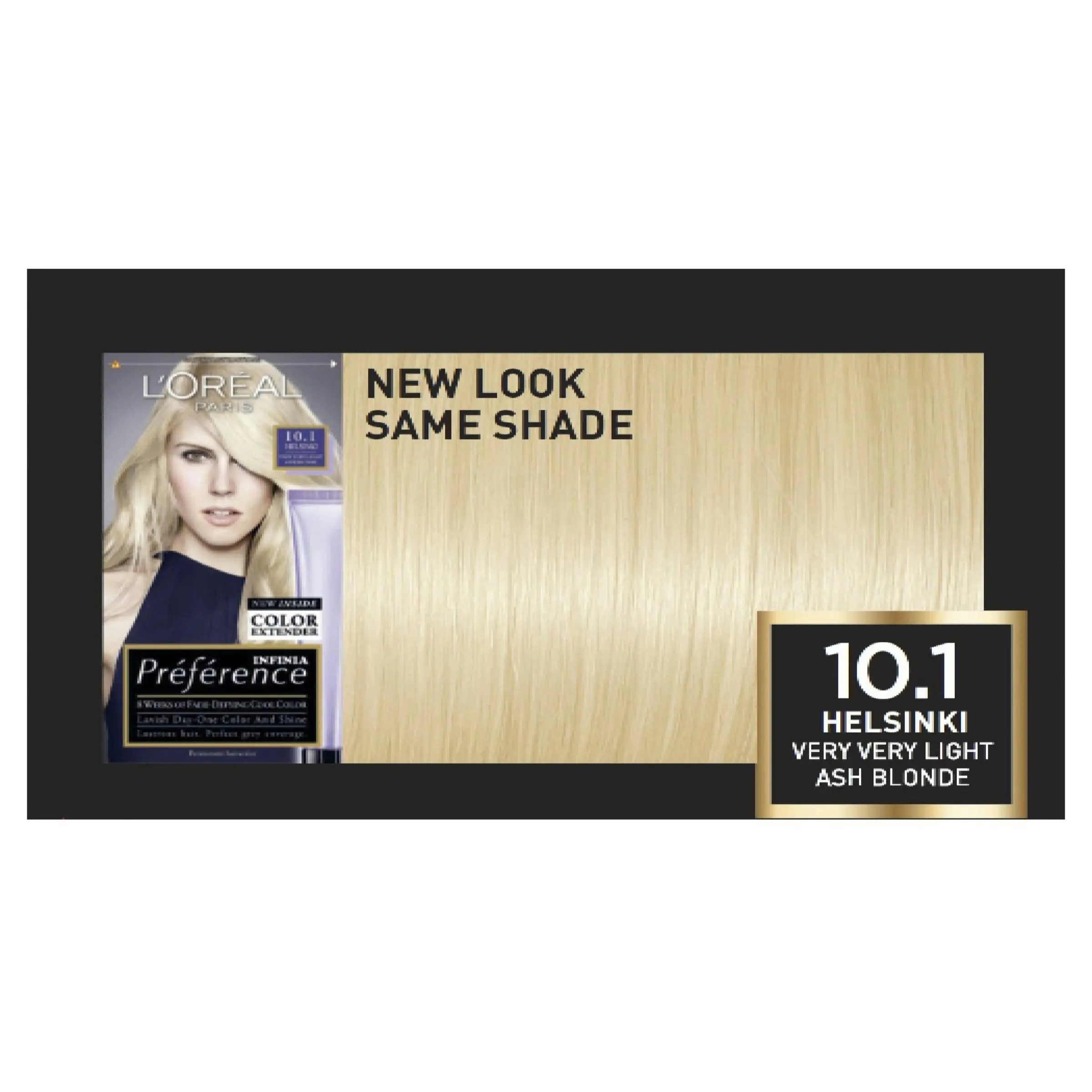 L'Oréal Paris Préférence Permanent Hair Colour - 10.1 Helsinki (Very Very Light Ash Blonde)