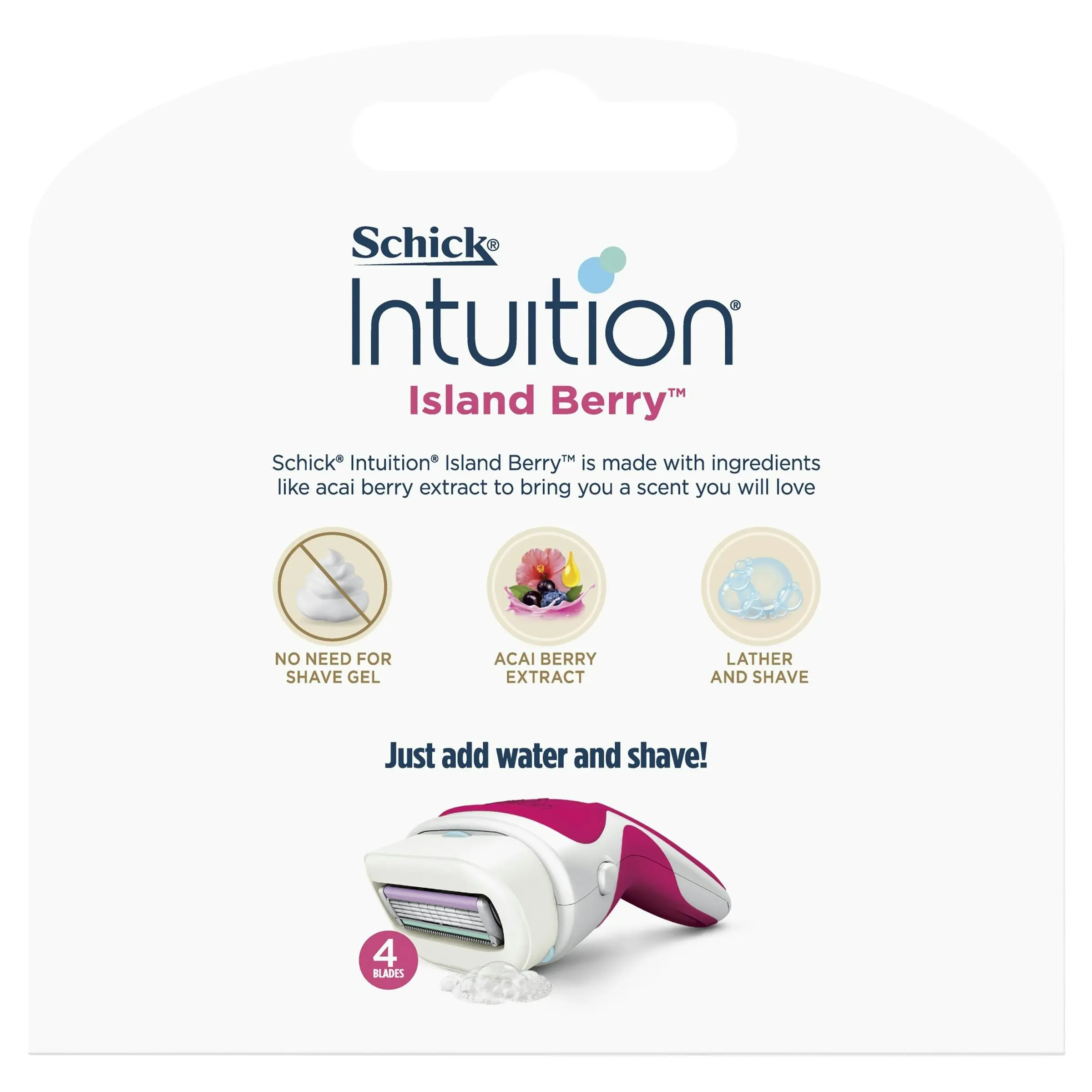 Schick Intuition Island Berry Refills 6pk