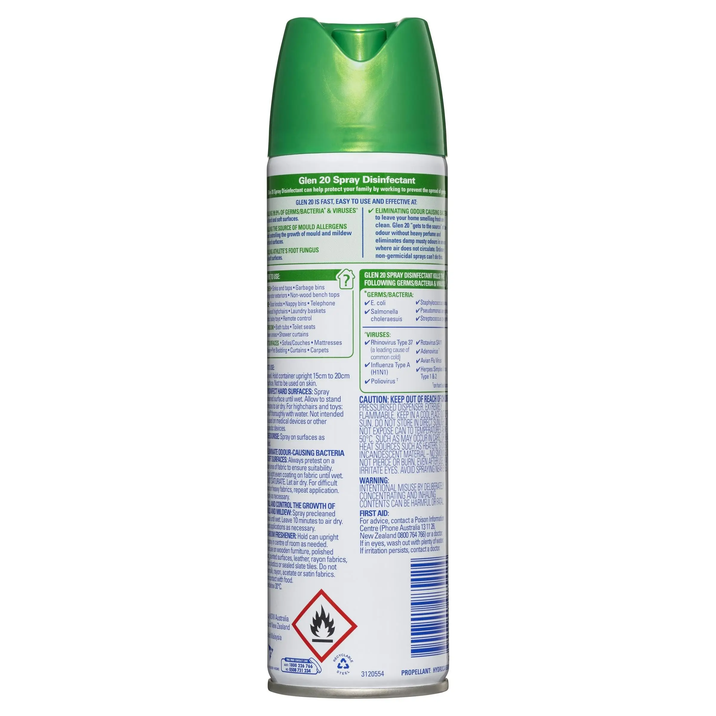 Dettol Glen 20 Disinfectant Spray Country Scent 175g