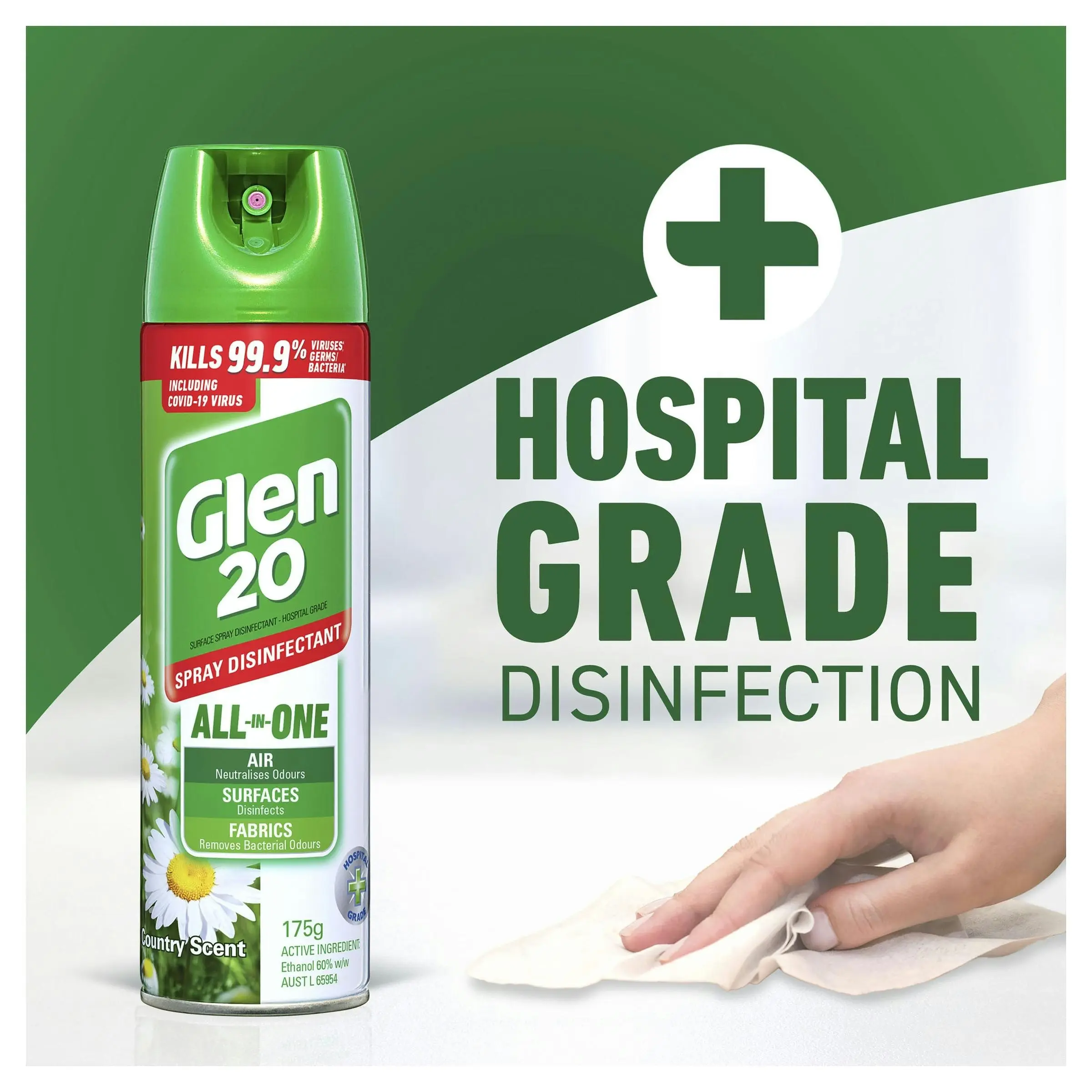 Dettol Glen 20 Disinfectant Spray Country Scent 175g