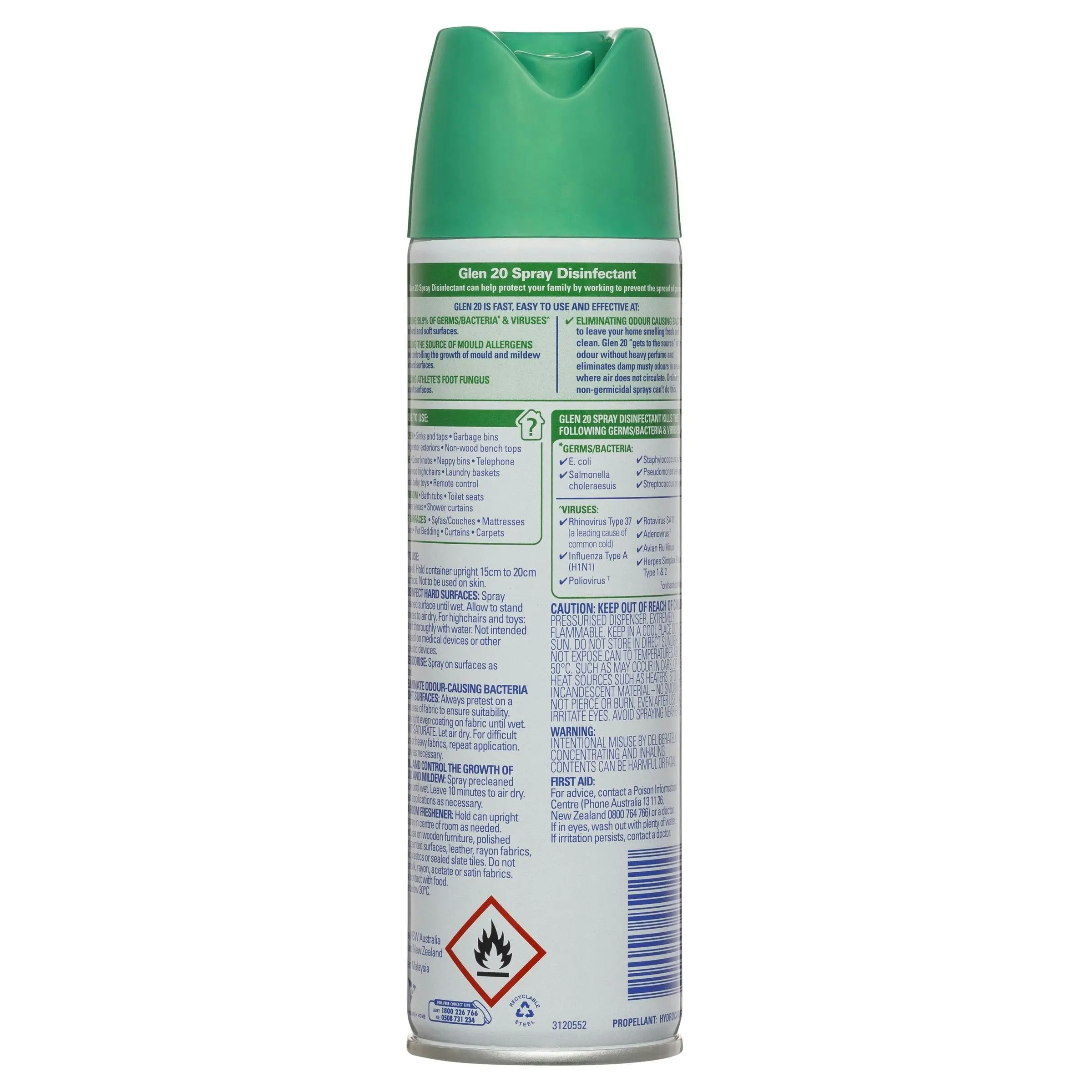 Dettol Glen 20 Disinfectant Spray Original 175g