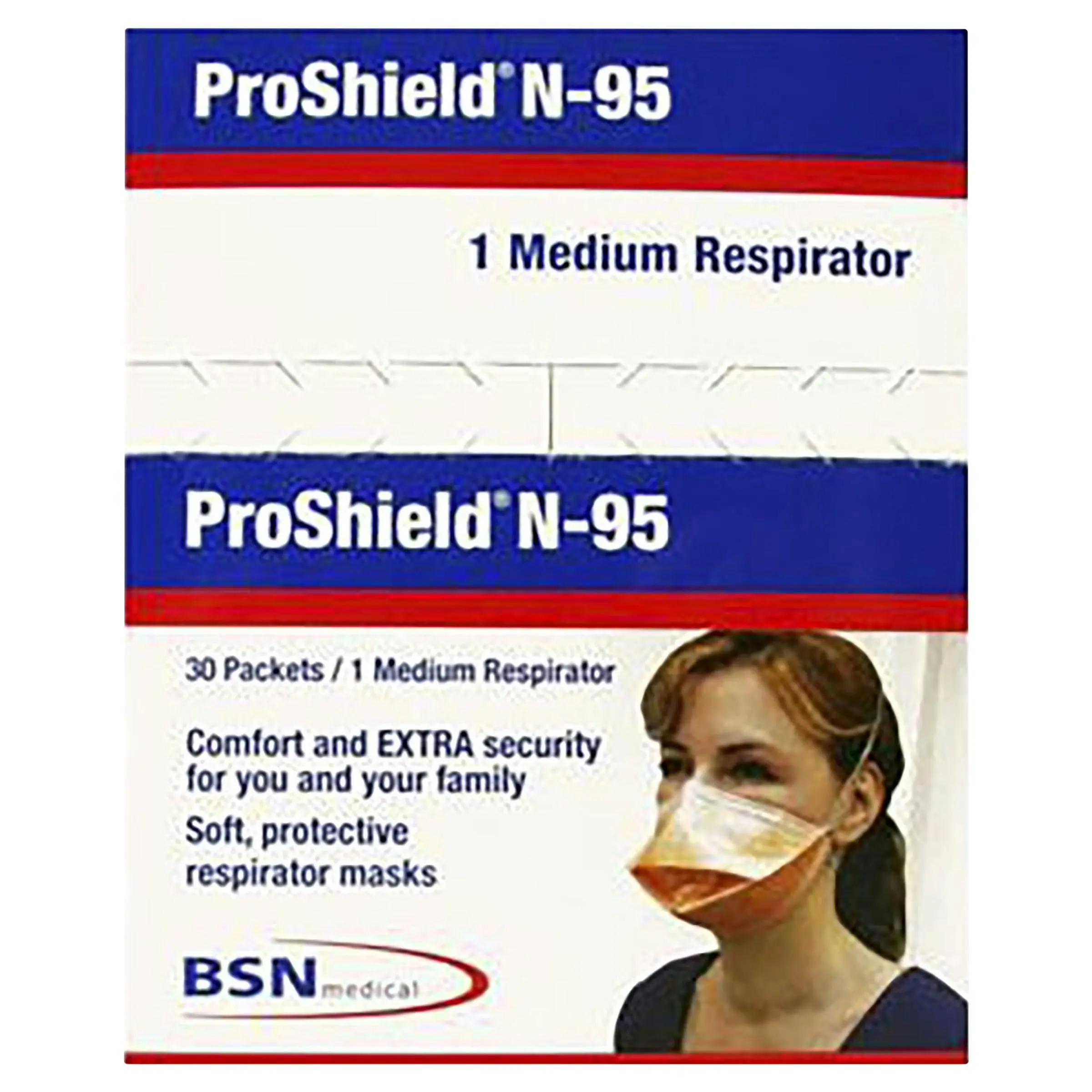 ProShield N95 Mask Medium Single