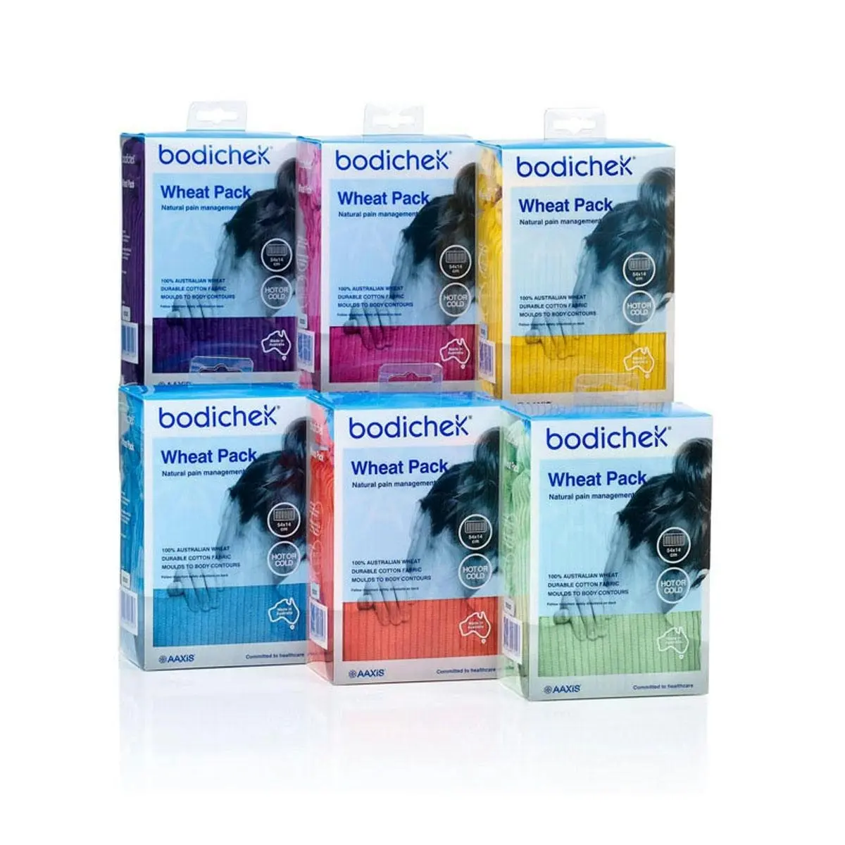 Bodichek Wheat Pack Small Rectangle 26x16cm Assorted