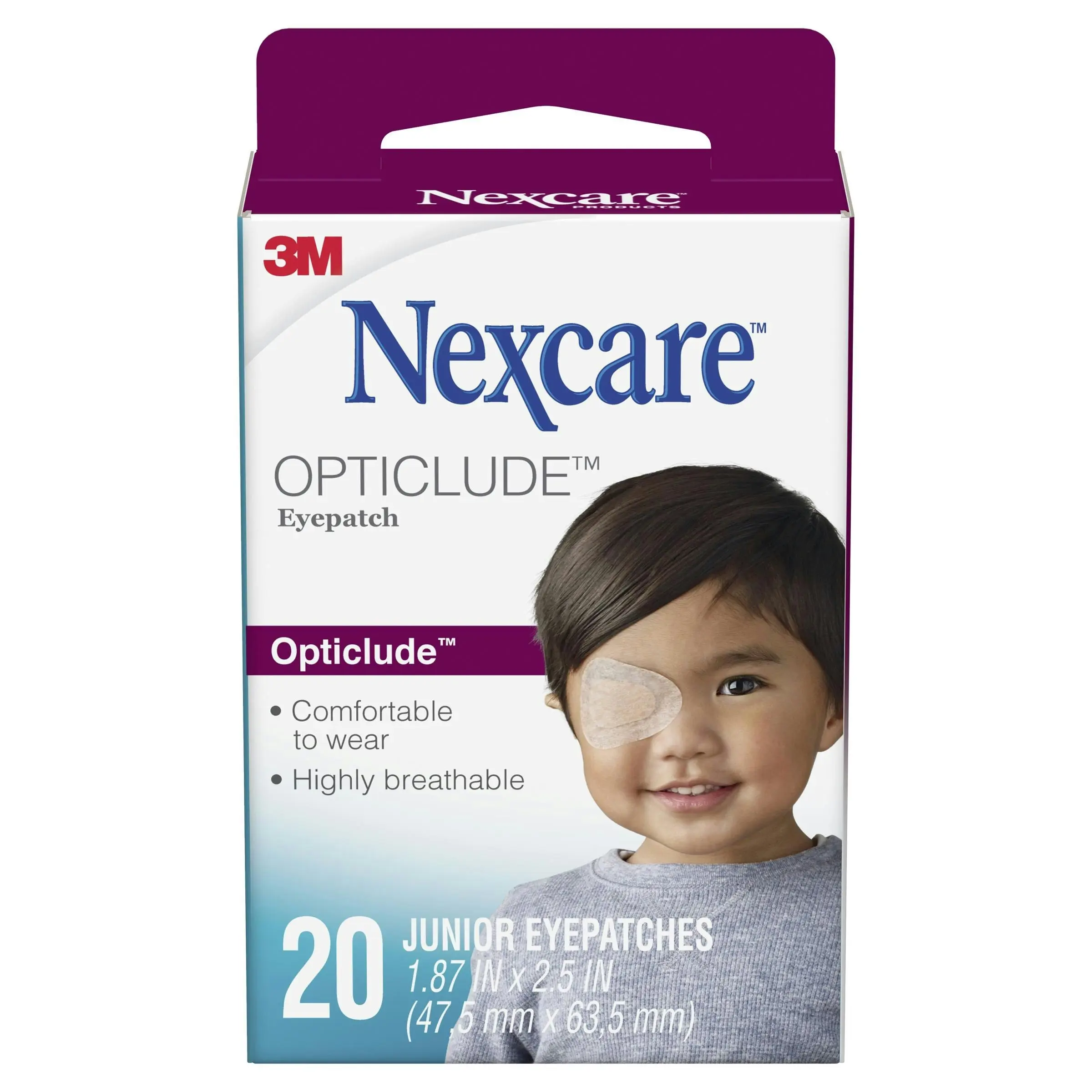 Nexcare Opticlude Eye Patch Junior 20 patches