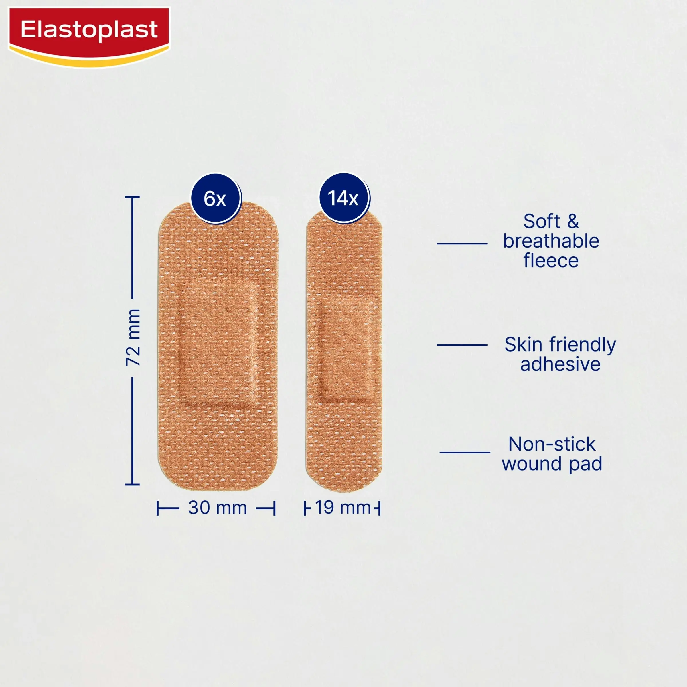 Elastoplast Sensitive Strips Medium 20 Pack