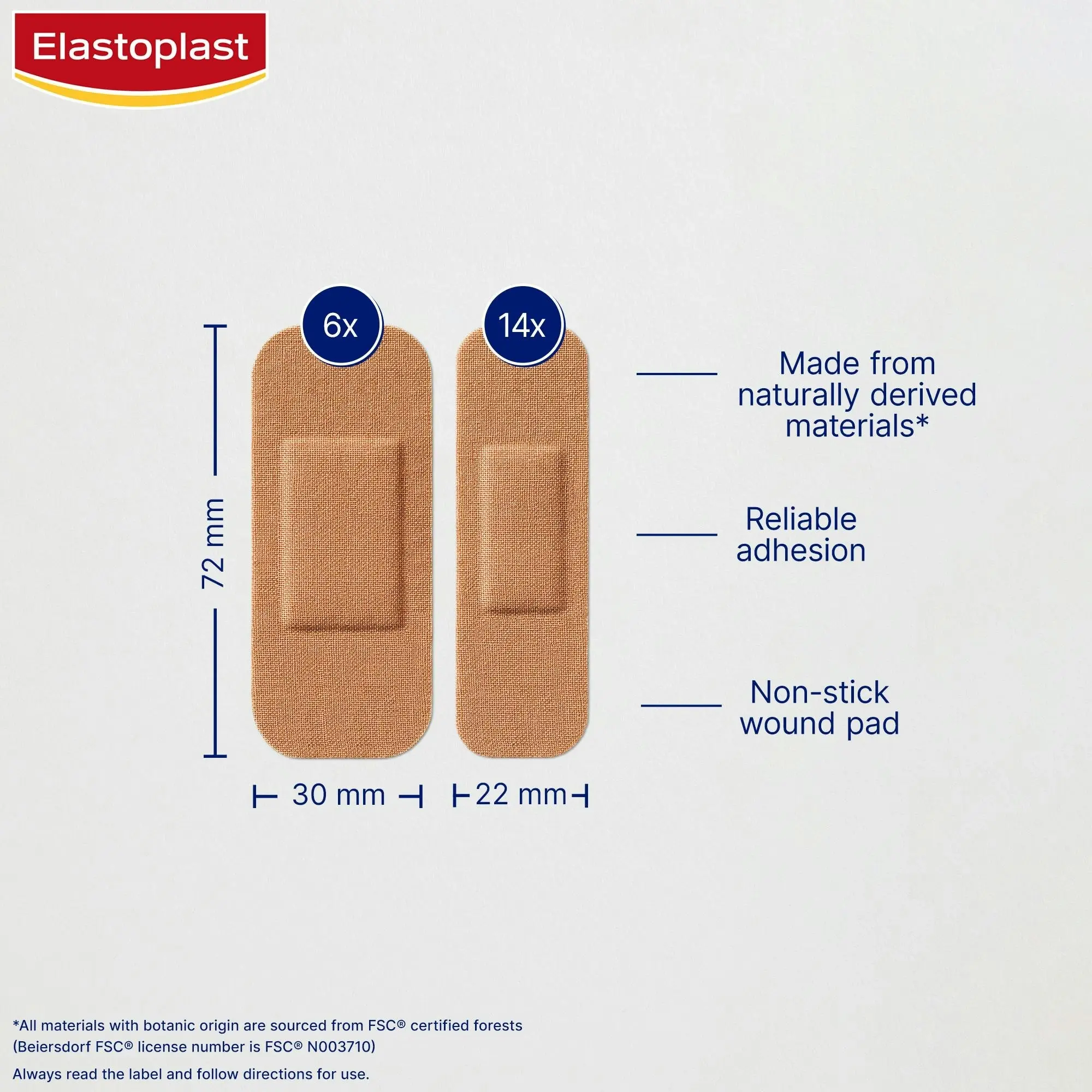 Elastoplast Green & Protect Plasters 20 Pack