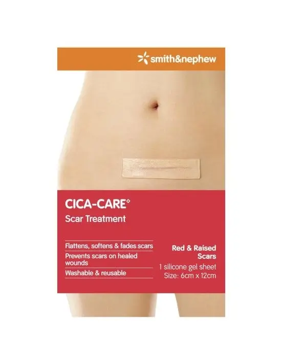 Cica-Care Scar Treatment Gel Sheet 12cm x 6cm 1 Pack