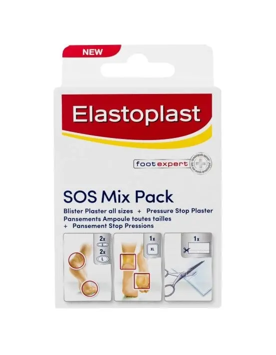 Elastoplast SOS Blister Plaster Mix 6 Pack