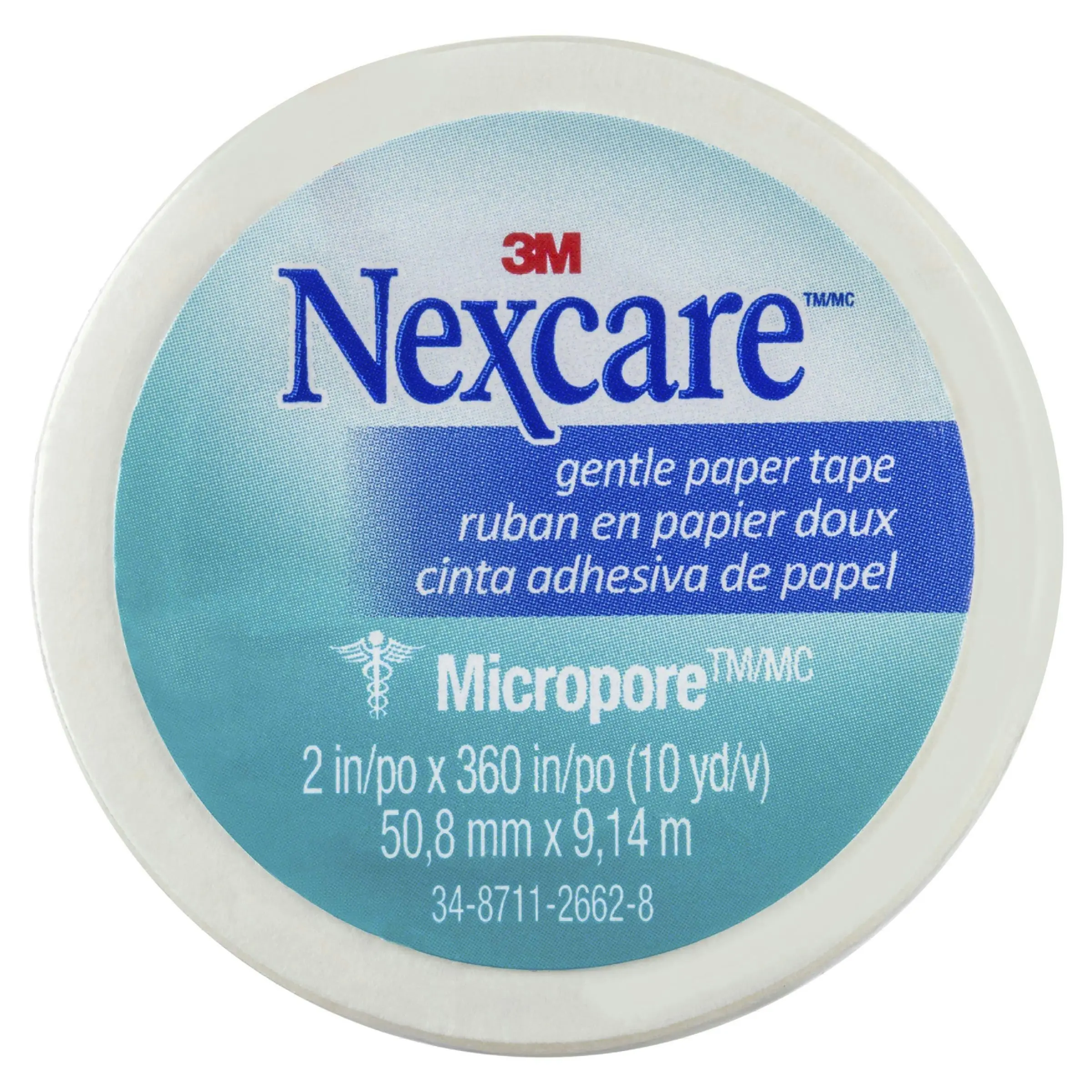 Nexcare Micropore Gentle Paper Tape White 50mm x 9.14m