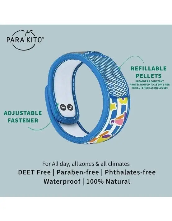 Para'kito Mosquito Repellent Kids Band Assorted Colours