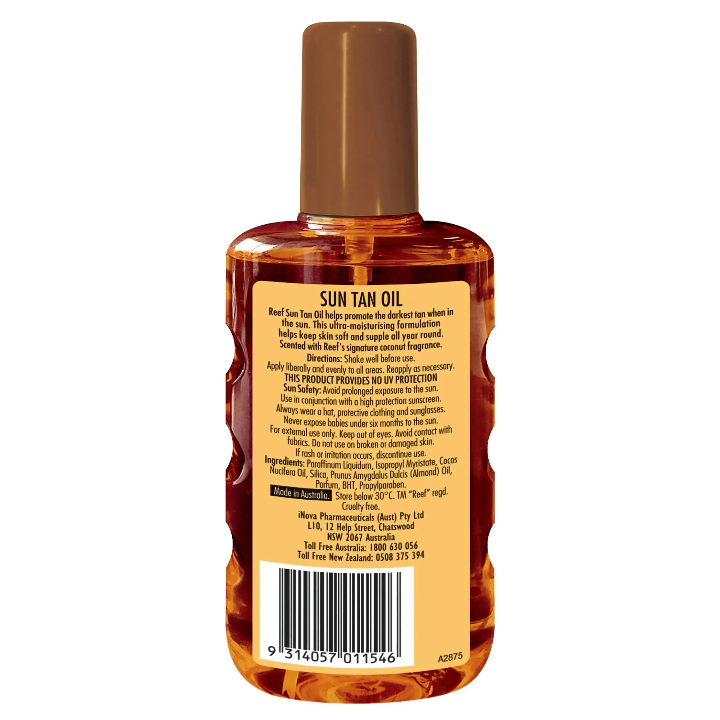 Reef Moisturising Sun Tan Oil Spray No SPF 220ml