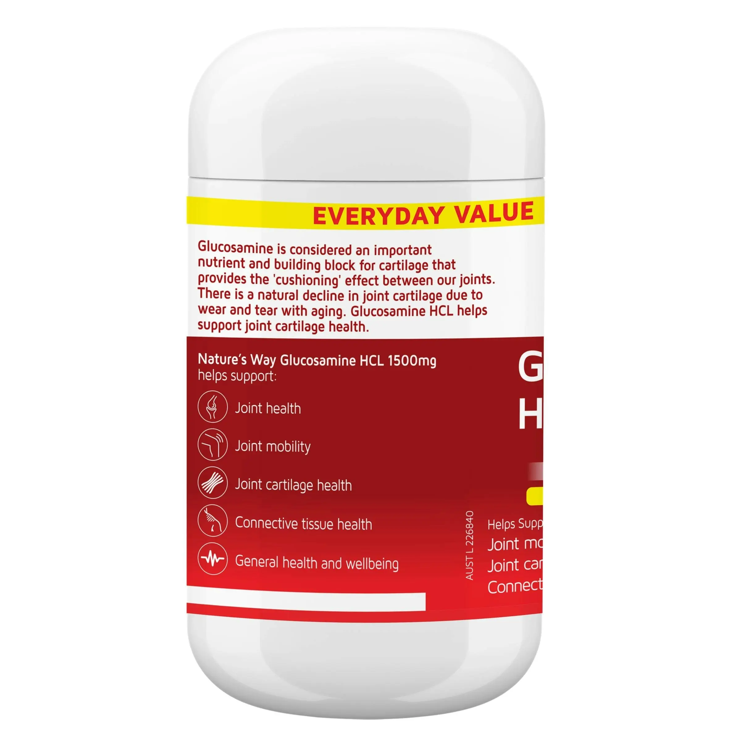 Nature's Way Glucosamine HCL 1500mg 50s