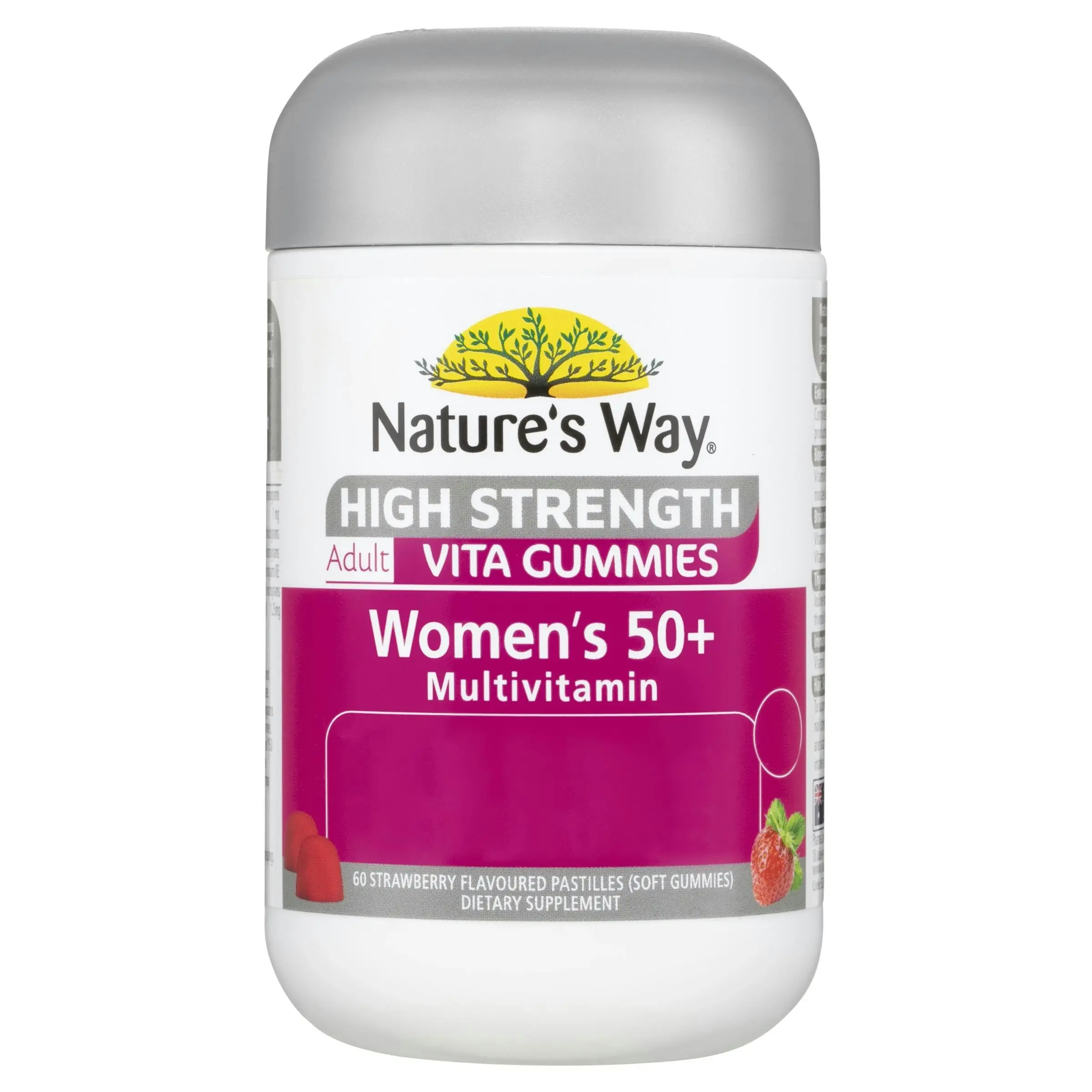 Nature's Way Adult Vita Gummies High Stength 50+ Womens Multi 60 Gummies