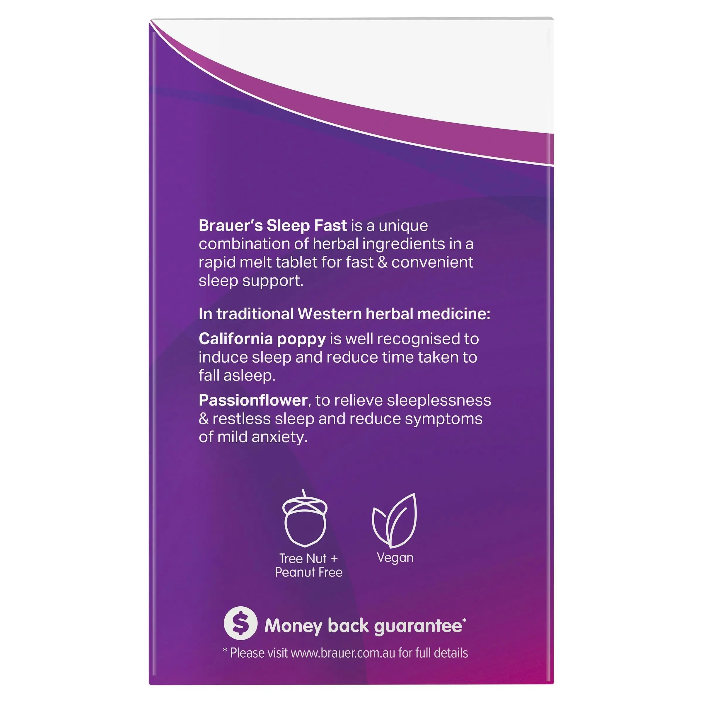 Brauer Sleep Fast Melt Tablets 60