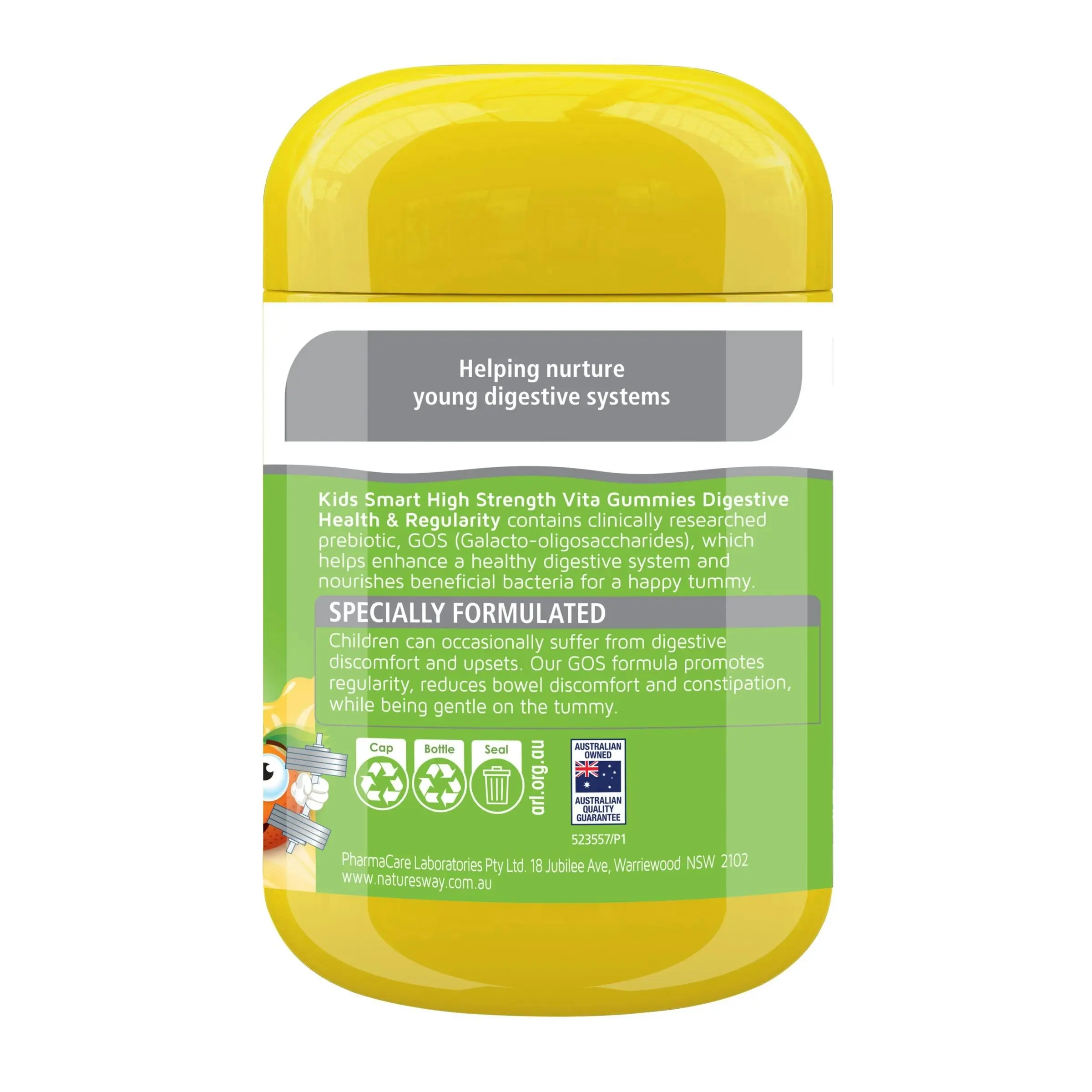 Natures Way Kids Smart High Strength Vita Gummies Digestive Health & Regularity