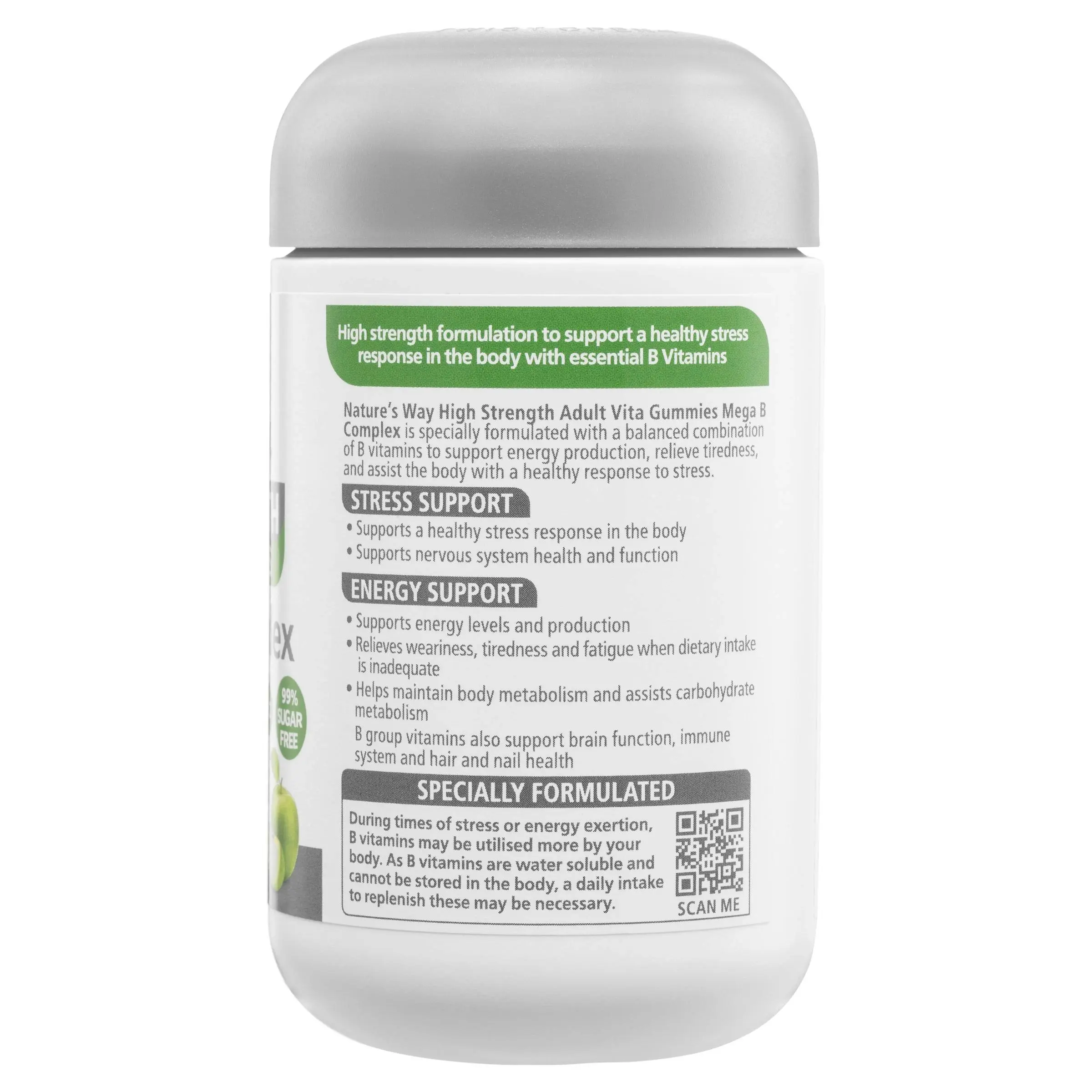 Nature's Way Adult Vita Gummies High Strength Mega B Complex 150 Gummies