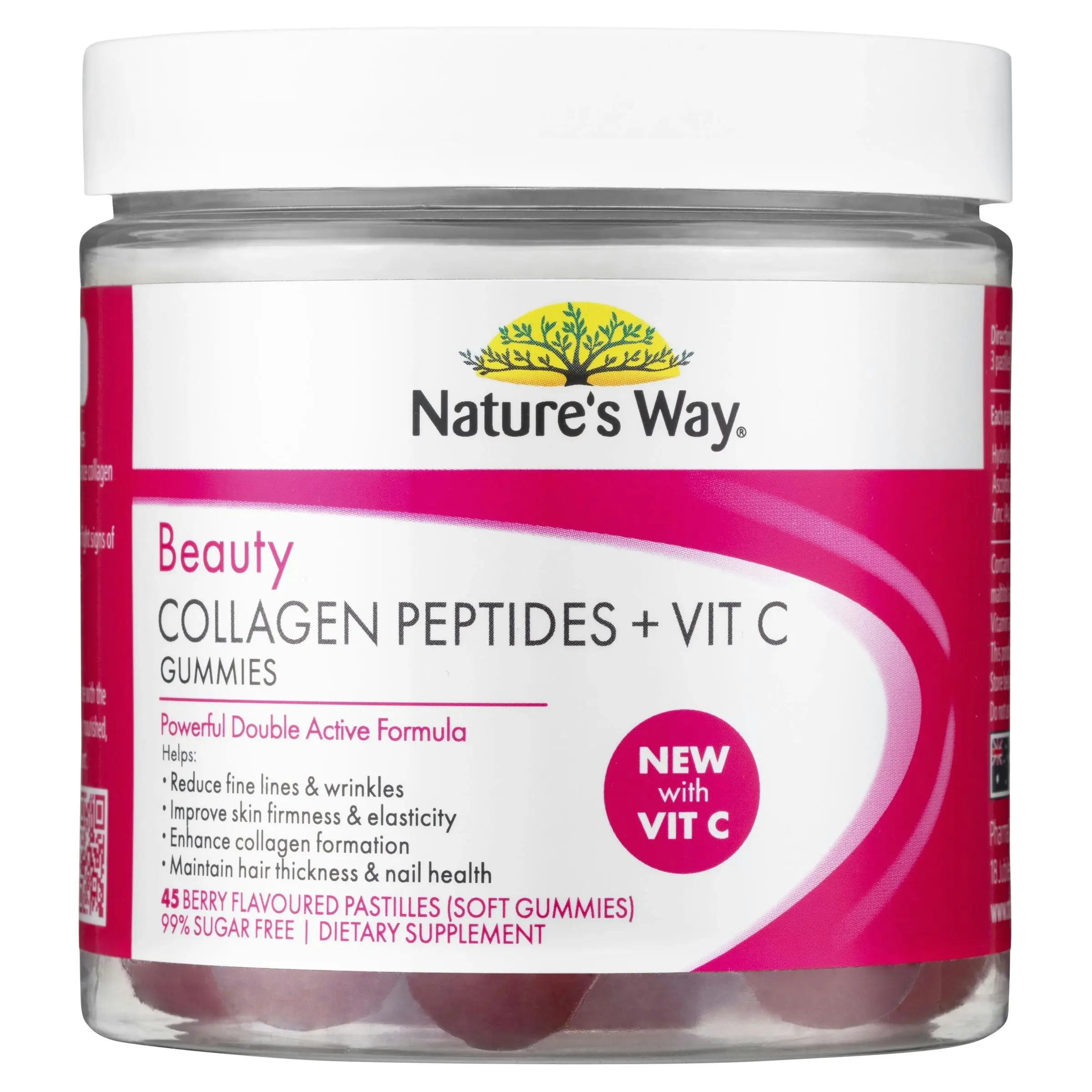 Nature's Way Beauty Collagen Gummies 45 Pastilles