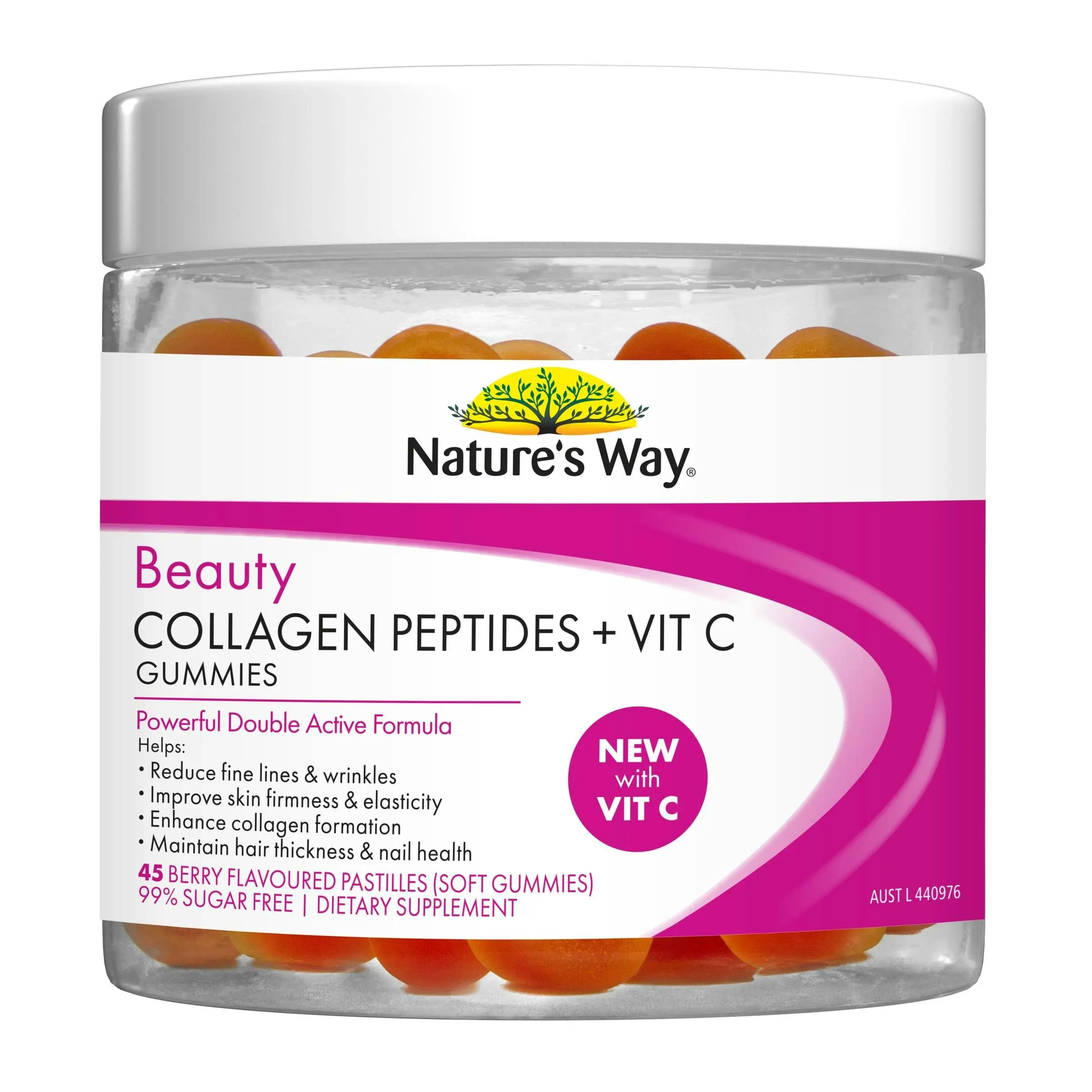 Nature's Way Beauty Collagen Gummies 45 Pastilles