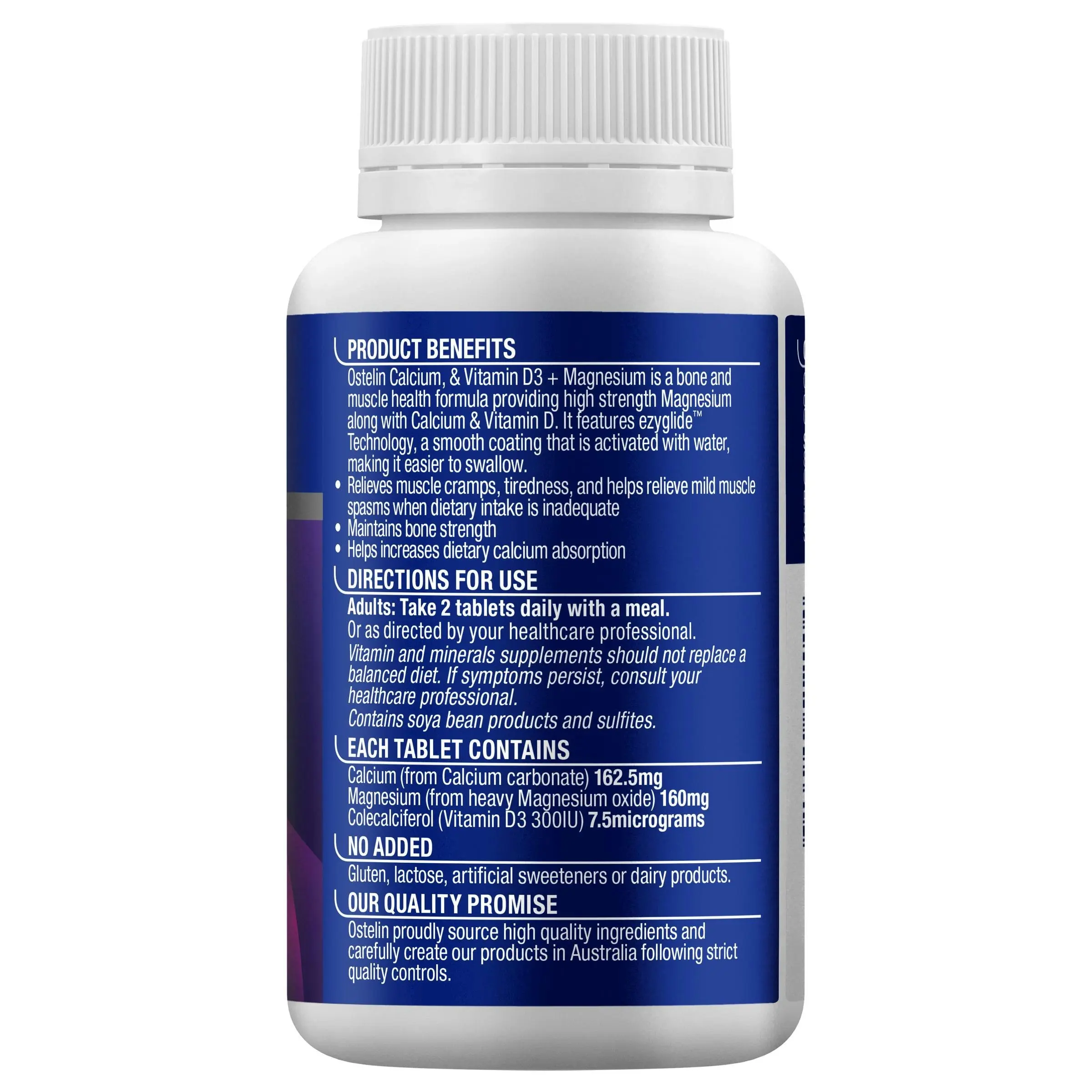 Ostelin Calicium & Vitamin D3 + Magnesium 100 Tablets