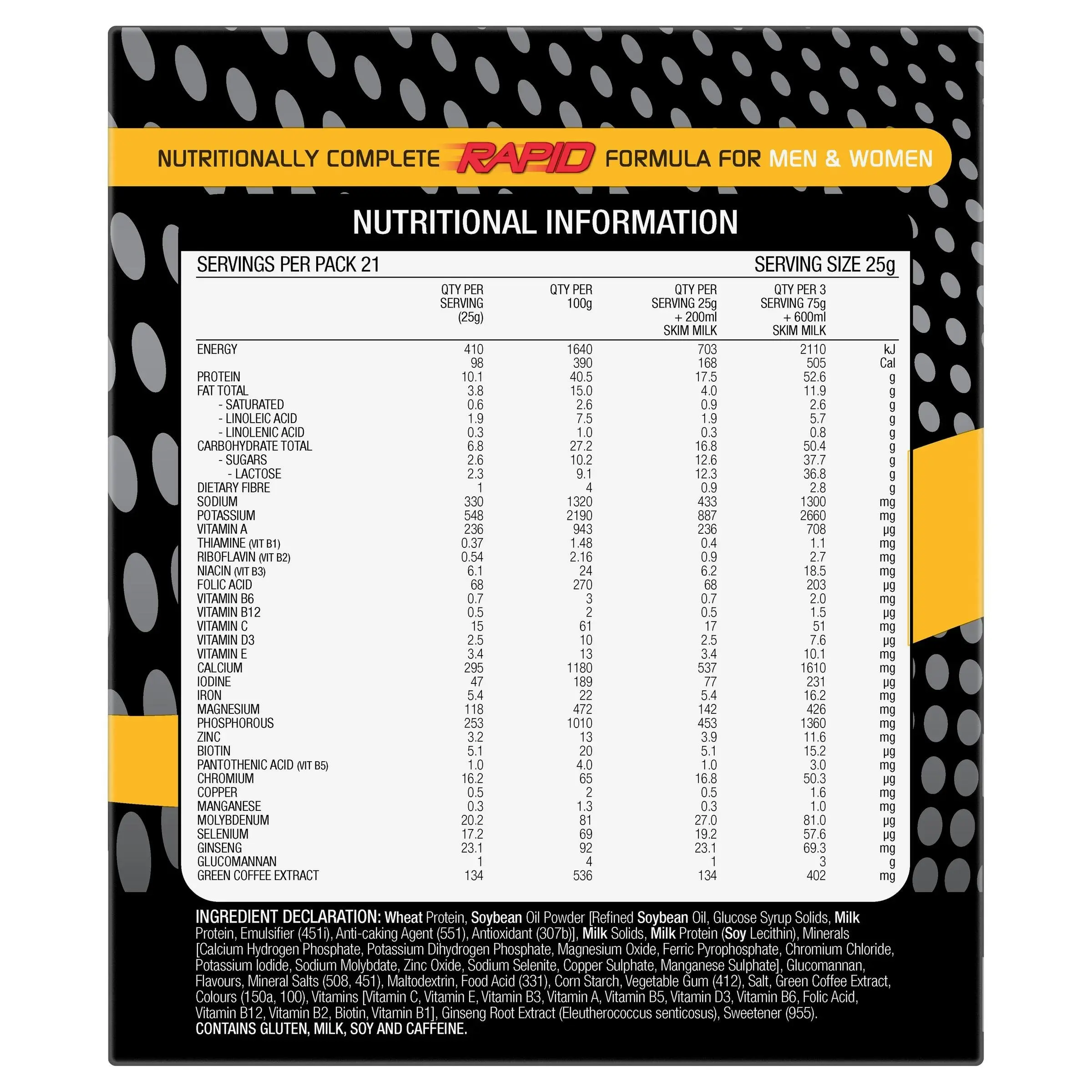 OptiSlim VLCD Platinum Shake Salted Caramel 21 x 25g