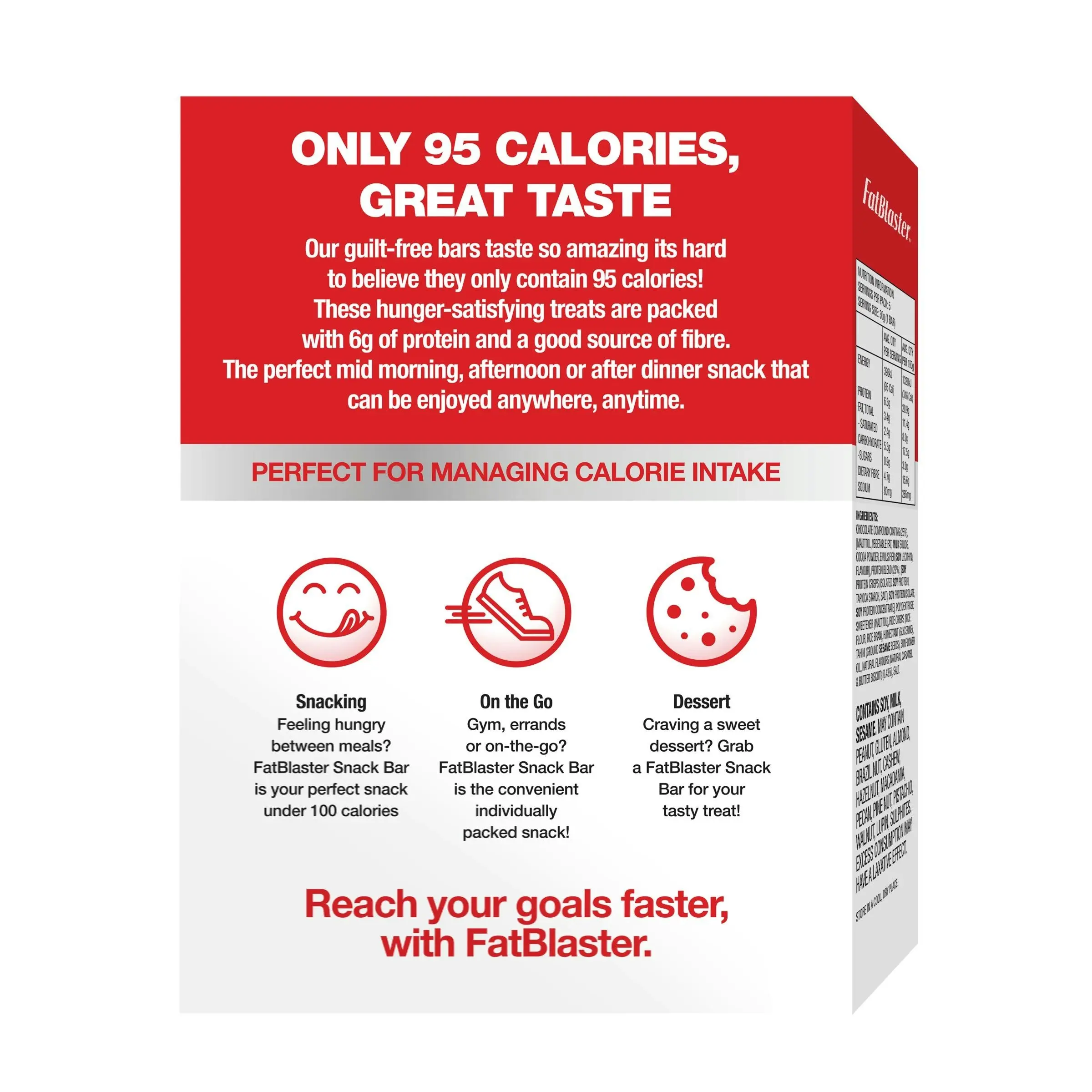 Naturopathica Fatblaster Choc Caramel Crunch Bar 5 x 30g