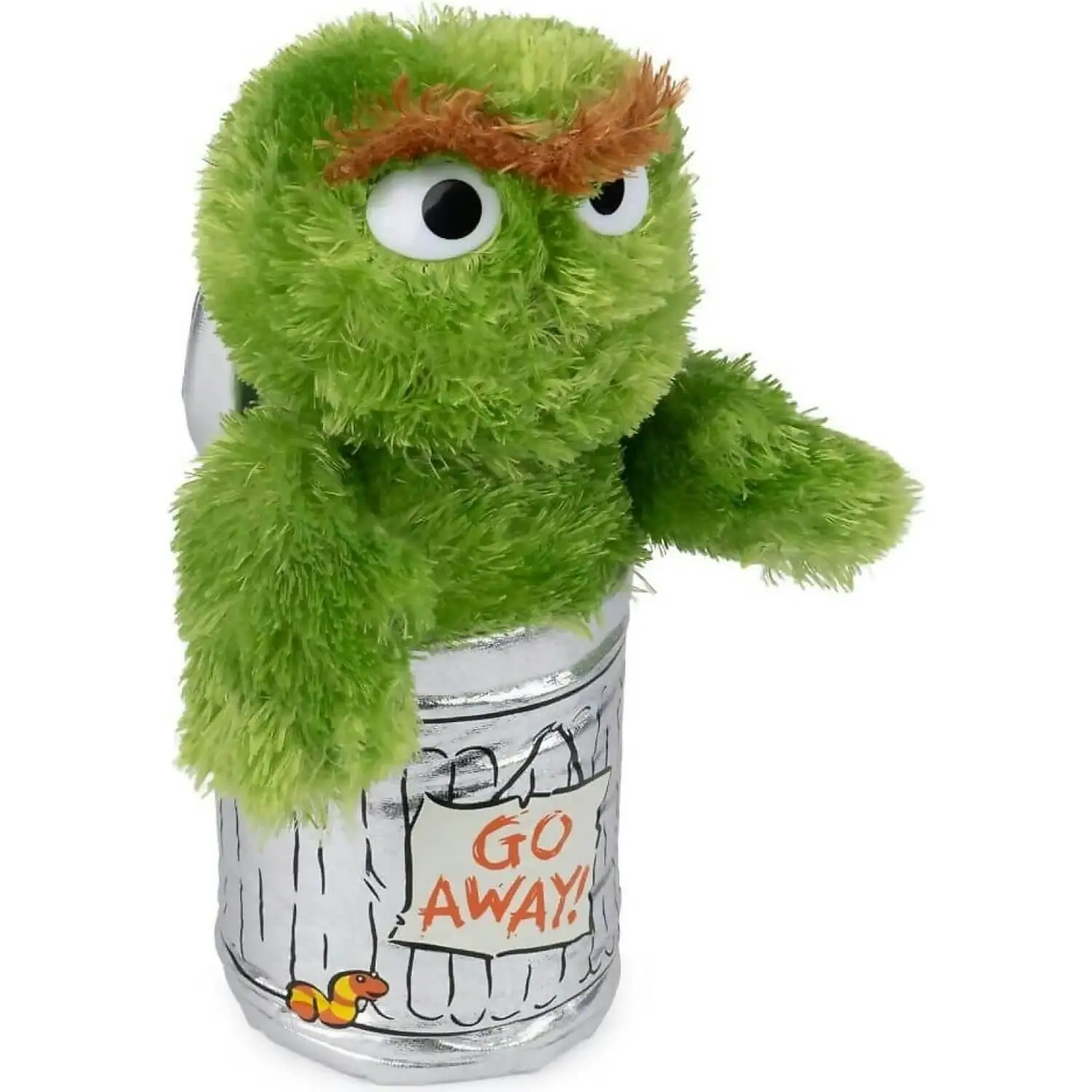 Sesame Street - Oscar The Grouch Soft Toy 25cm Plush - Jasnor