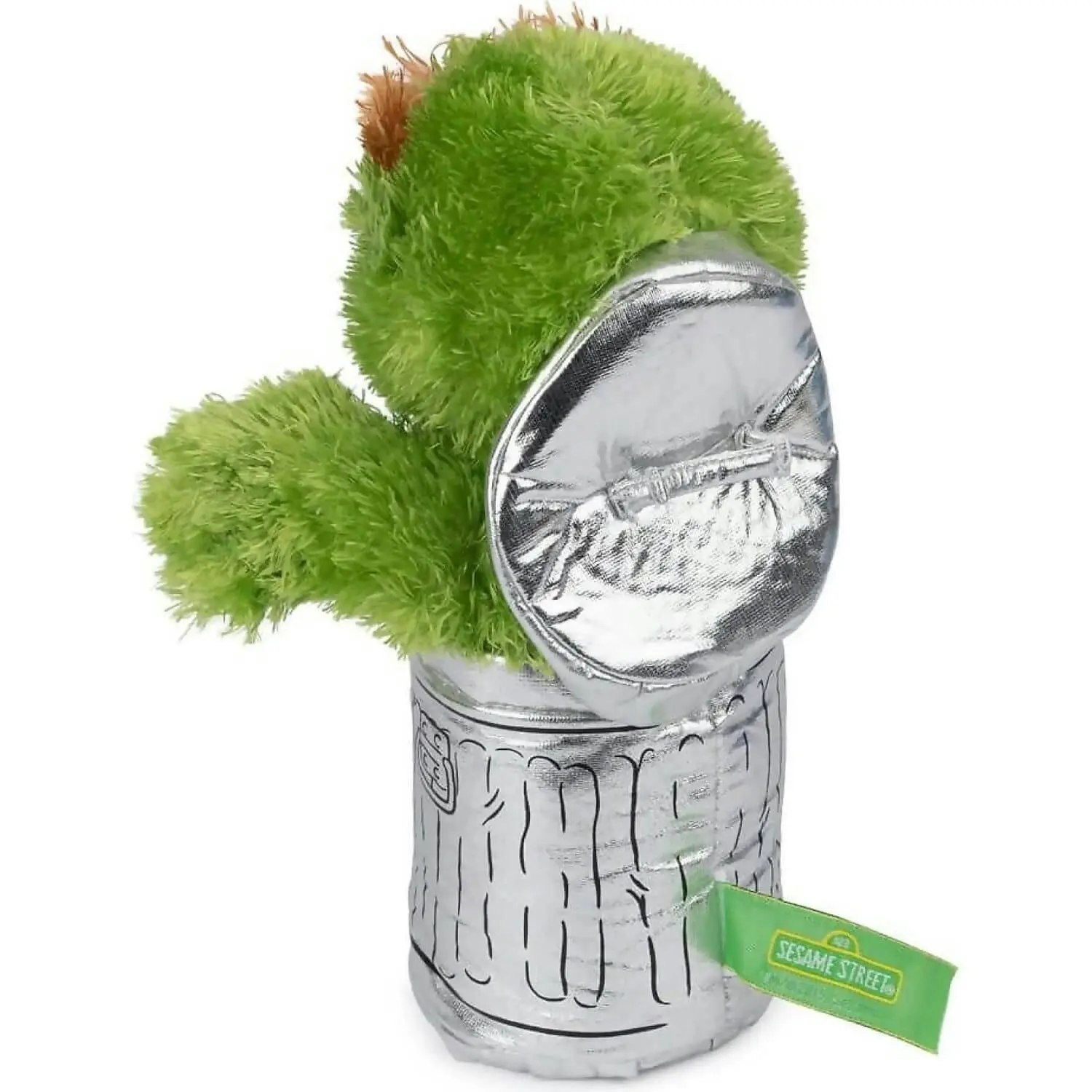 Sesame Street - Oscar The Grouch Soft Toy 25cm Plush - Jasnor