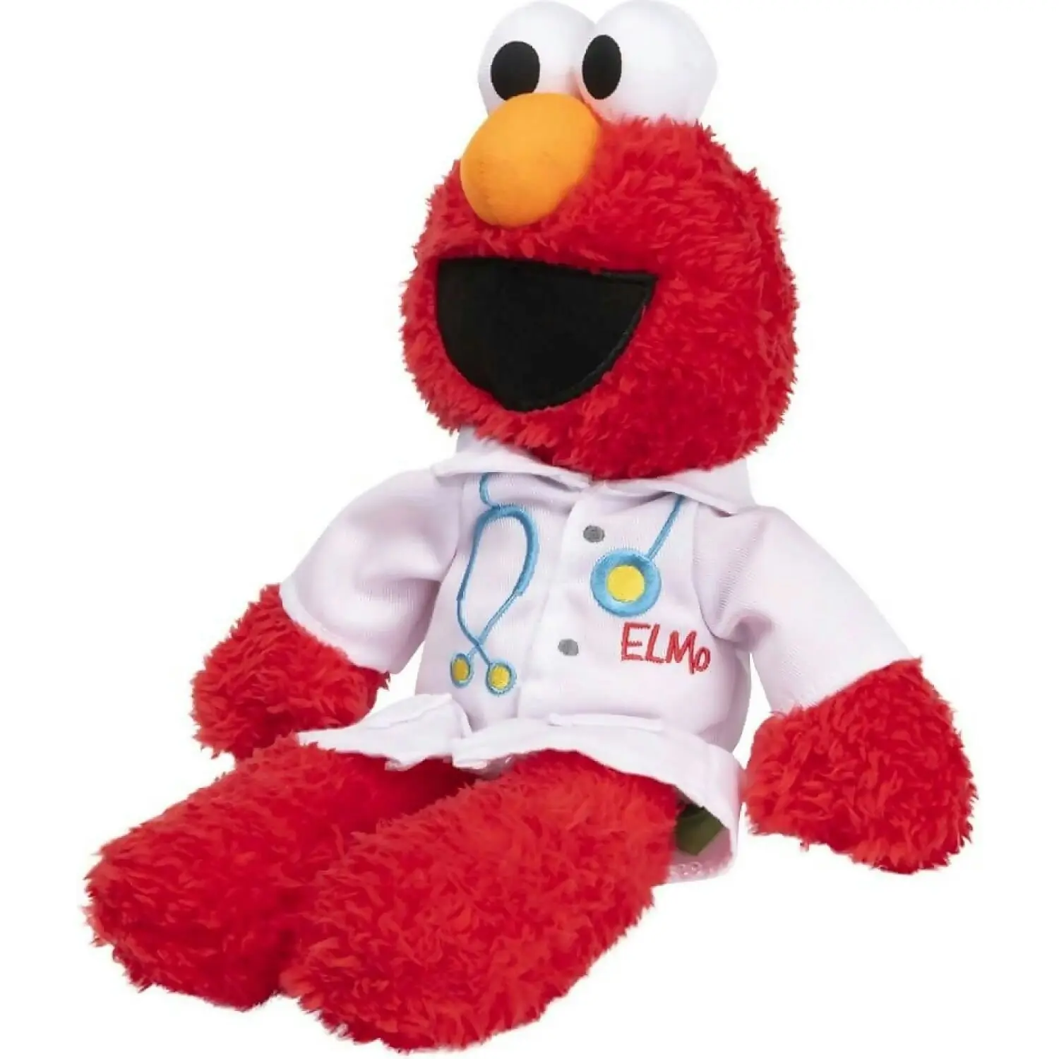 Sesame Street - Doctor Elmo Take-along Buddy 33cm Plush - Jasnor