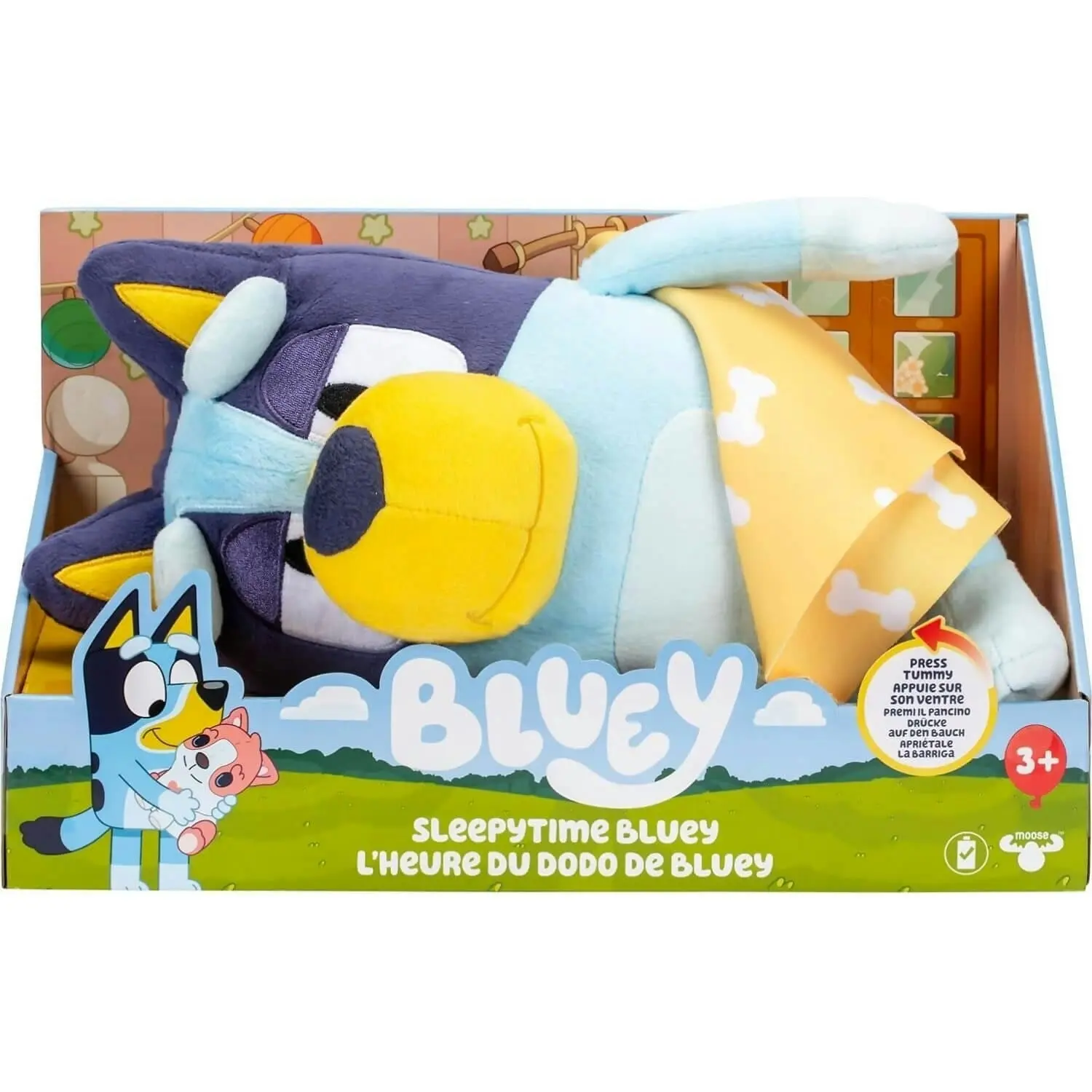 Bluey - Sleepytime Bluey 33cm Plush S11