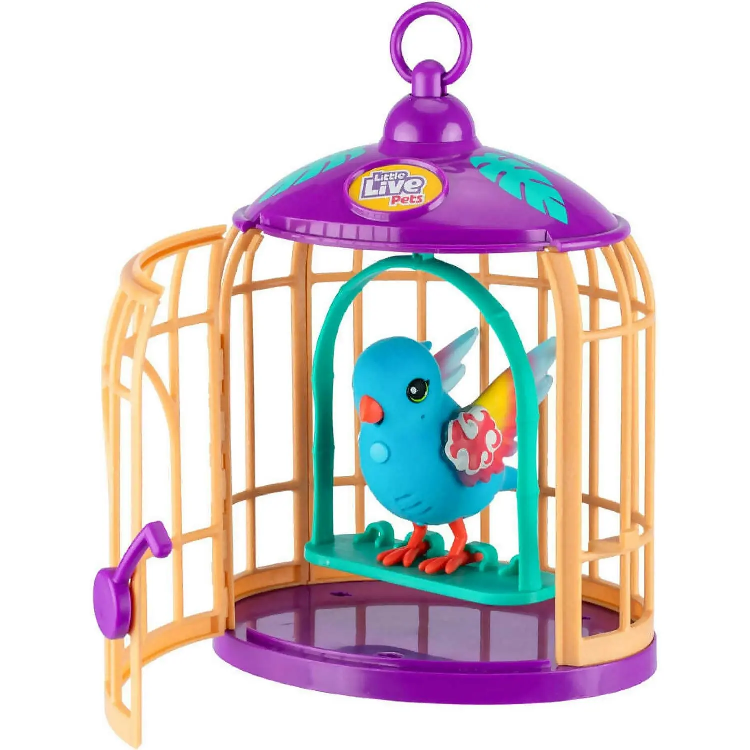 Little Live Pets - Lil' Bird S15 Bird & Cage - Jungle Series Pango