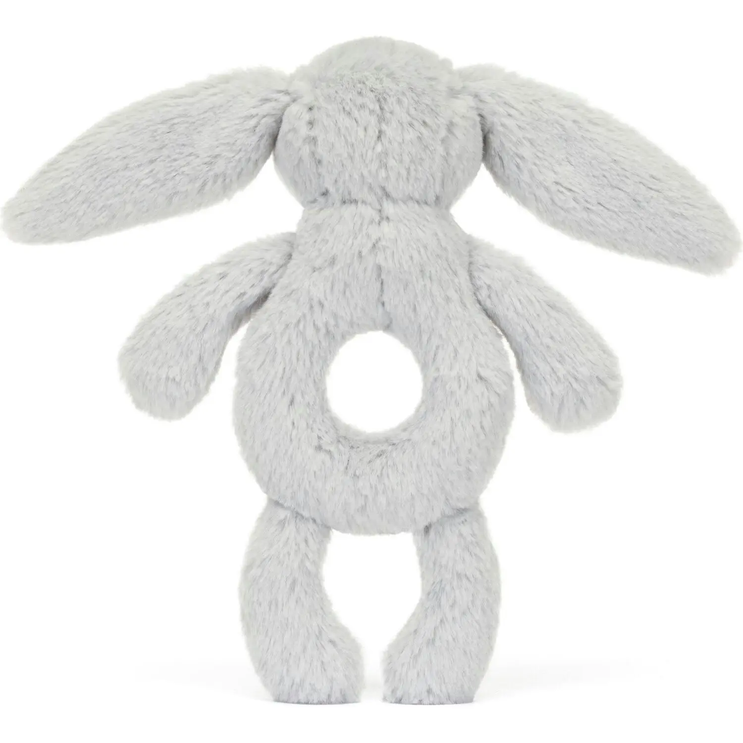 Jellycat - Bashful Silver Bunny Ring Rattle 18x8x2cm