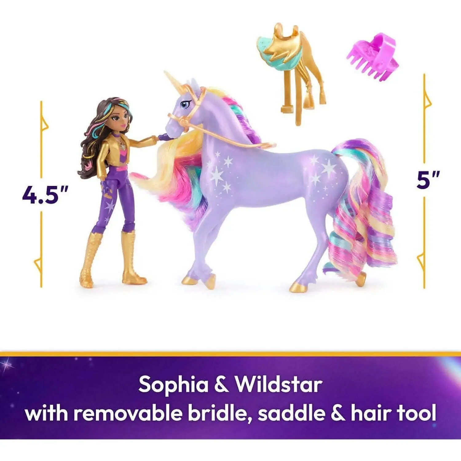 Unicorn Academy - Sophia And Wildstar Set Netflix