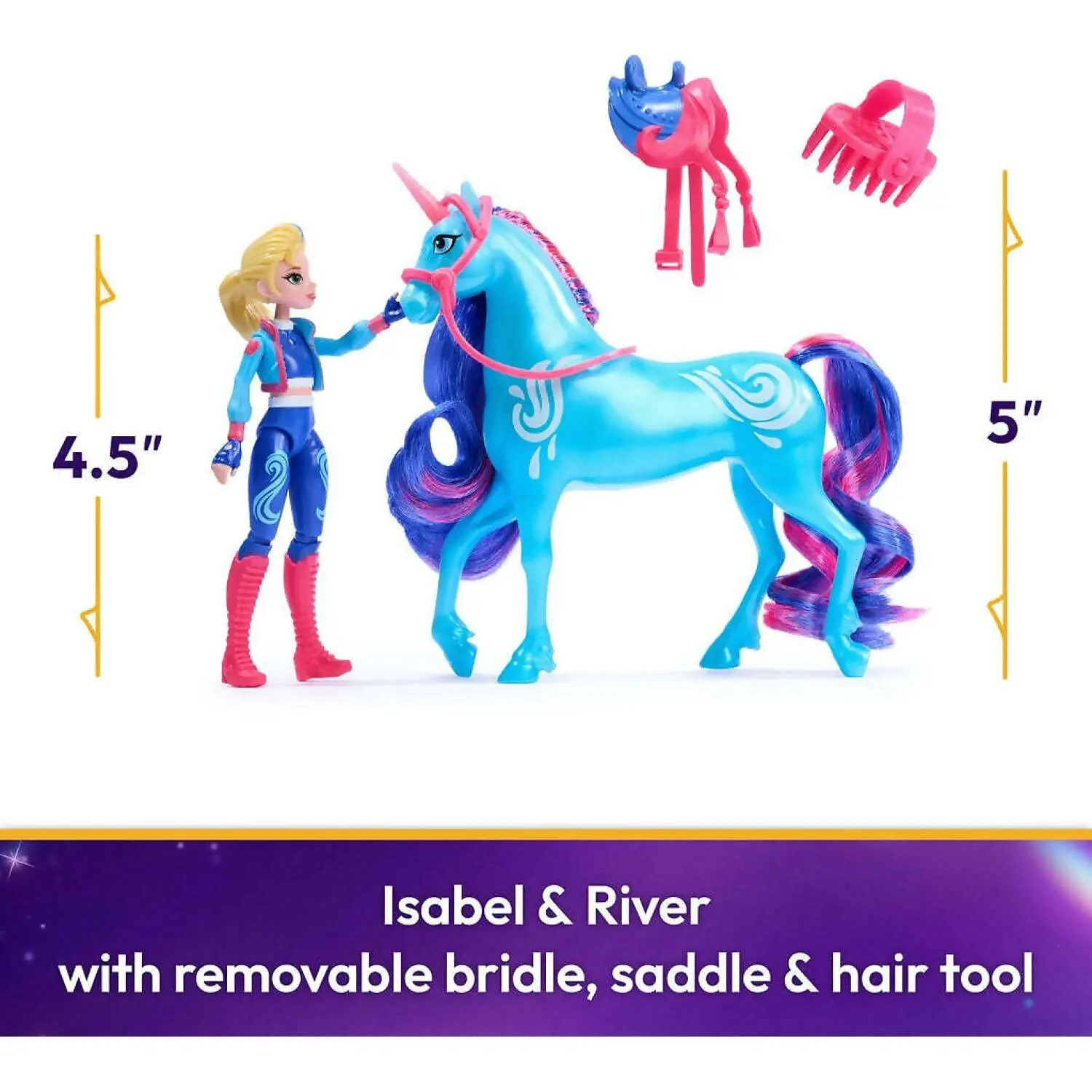 Unicorn Academy - Isabel And River Set Netflix