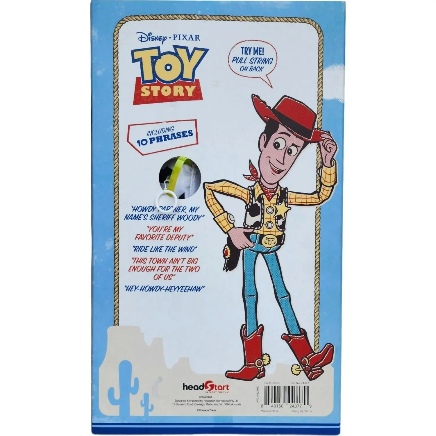 Disney Pixar - Toy Story 14-inch Talking Woody Plush Classic