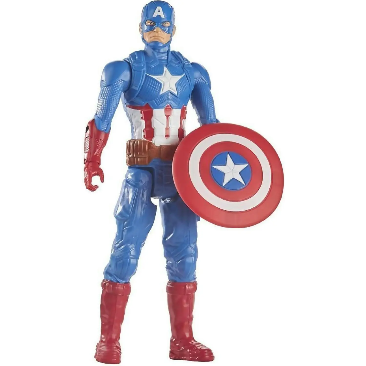 Marvel - Avengers Titan Hero Series Captain America Action Figure 12-inch Toy - Hasbro